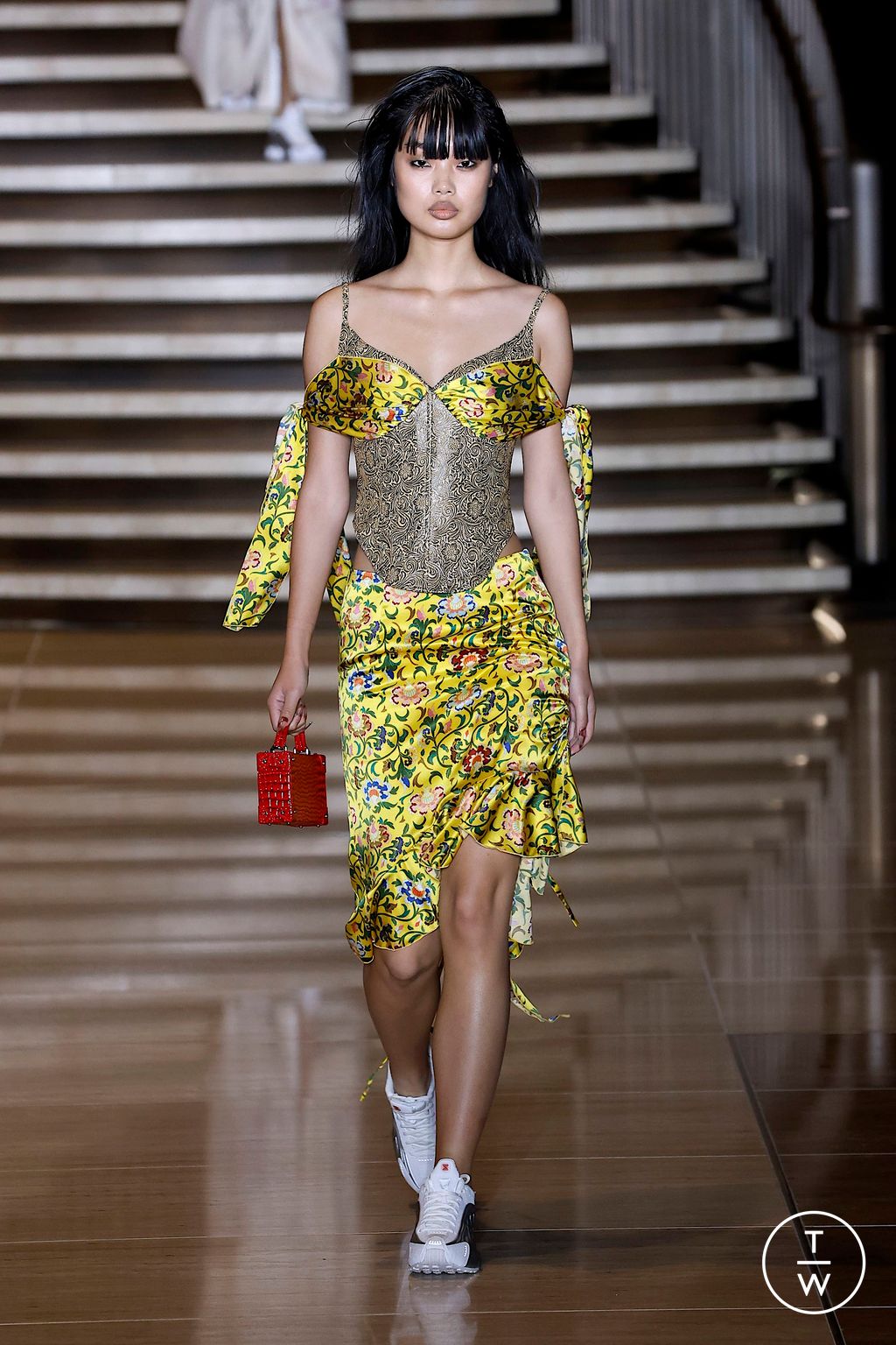 Fashion Week New York Spring/Summer 2025 look 23 from the Kim Shui collection womenswear