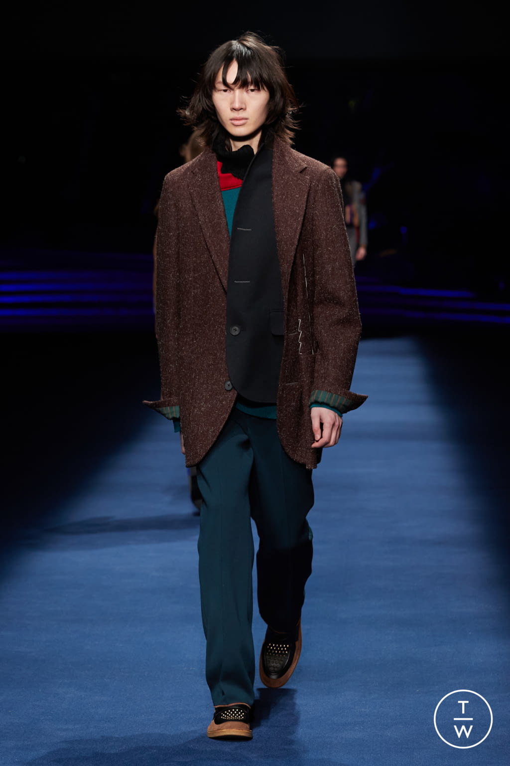 Fashion Week Paris Fall/Winter 2021 look 3 from the Kolor collection menswear