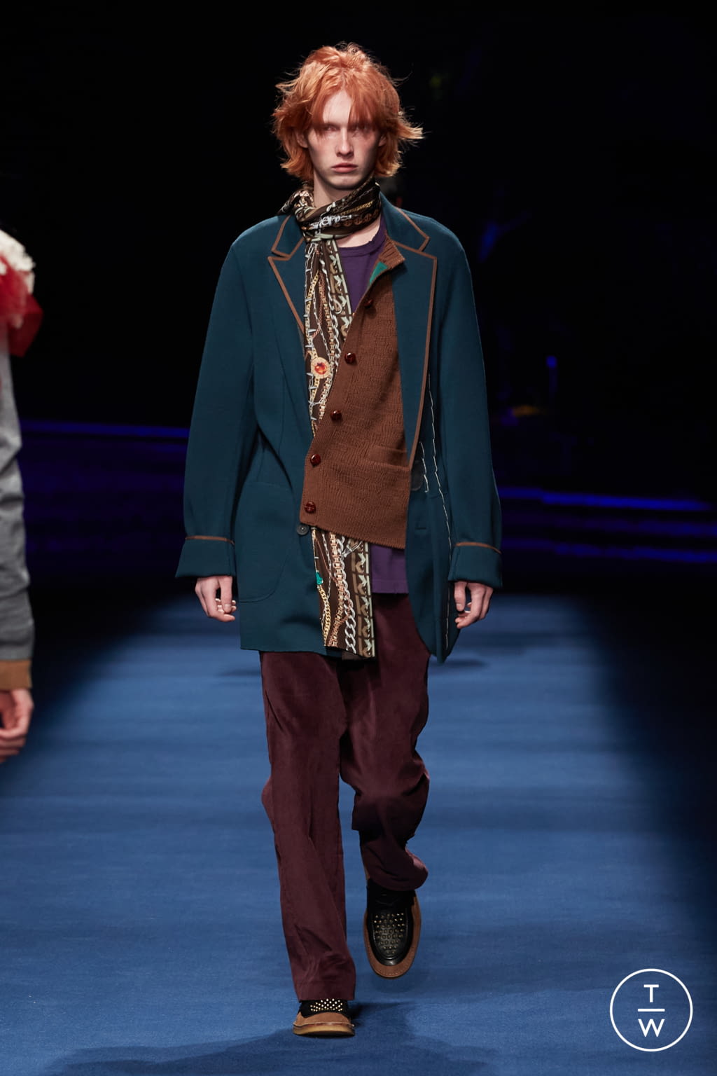 Fashion Week Paris Fall/Winter 2021 look 5 from the Kolor collection 男装