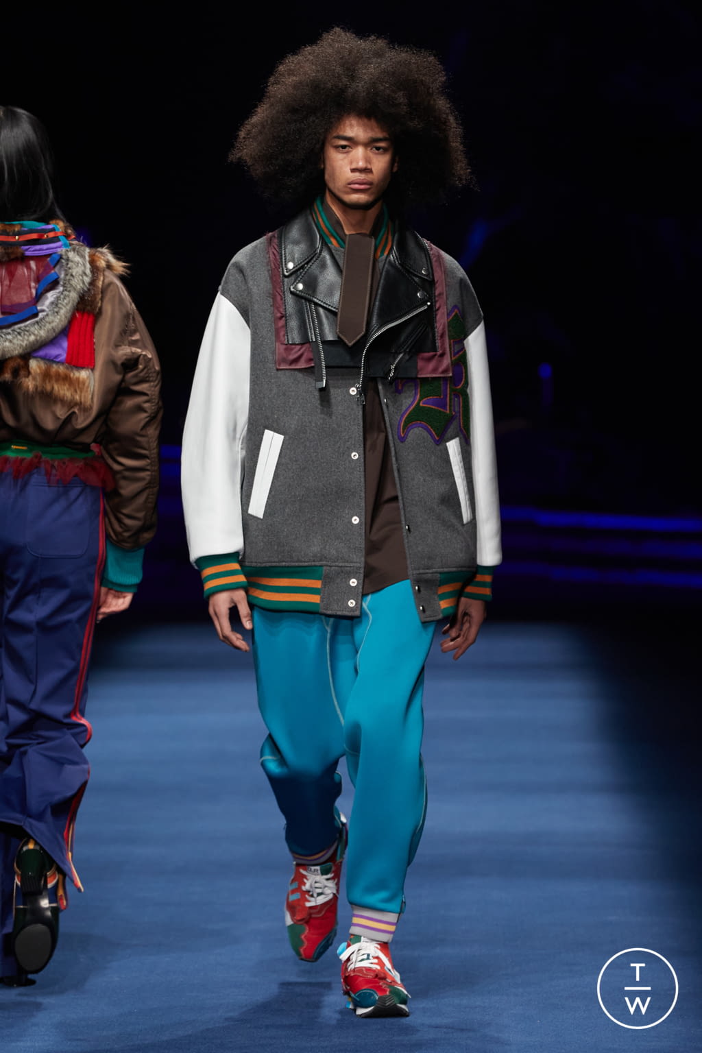 Fashion Week Paris Fall/Winter 2021 look 28 from the Kolor collection menswear