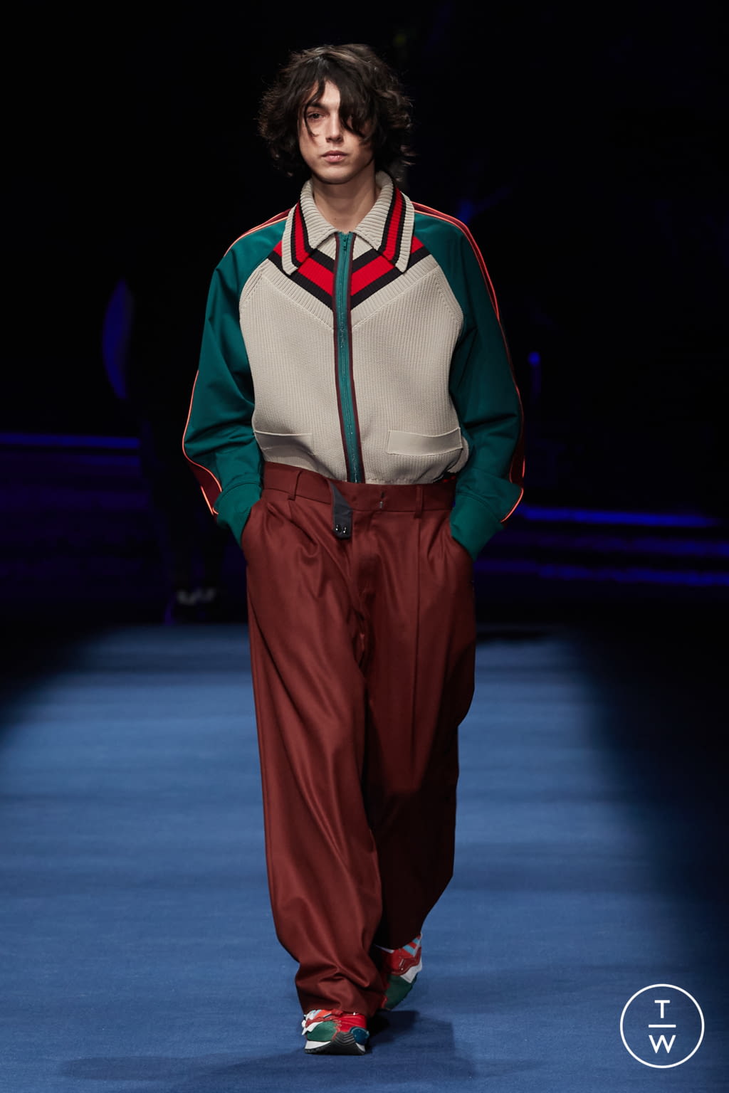 Fashion Week Paris Fall/Winter 2021 look 30 from the Kolor collection menswear