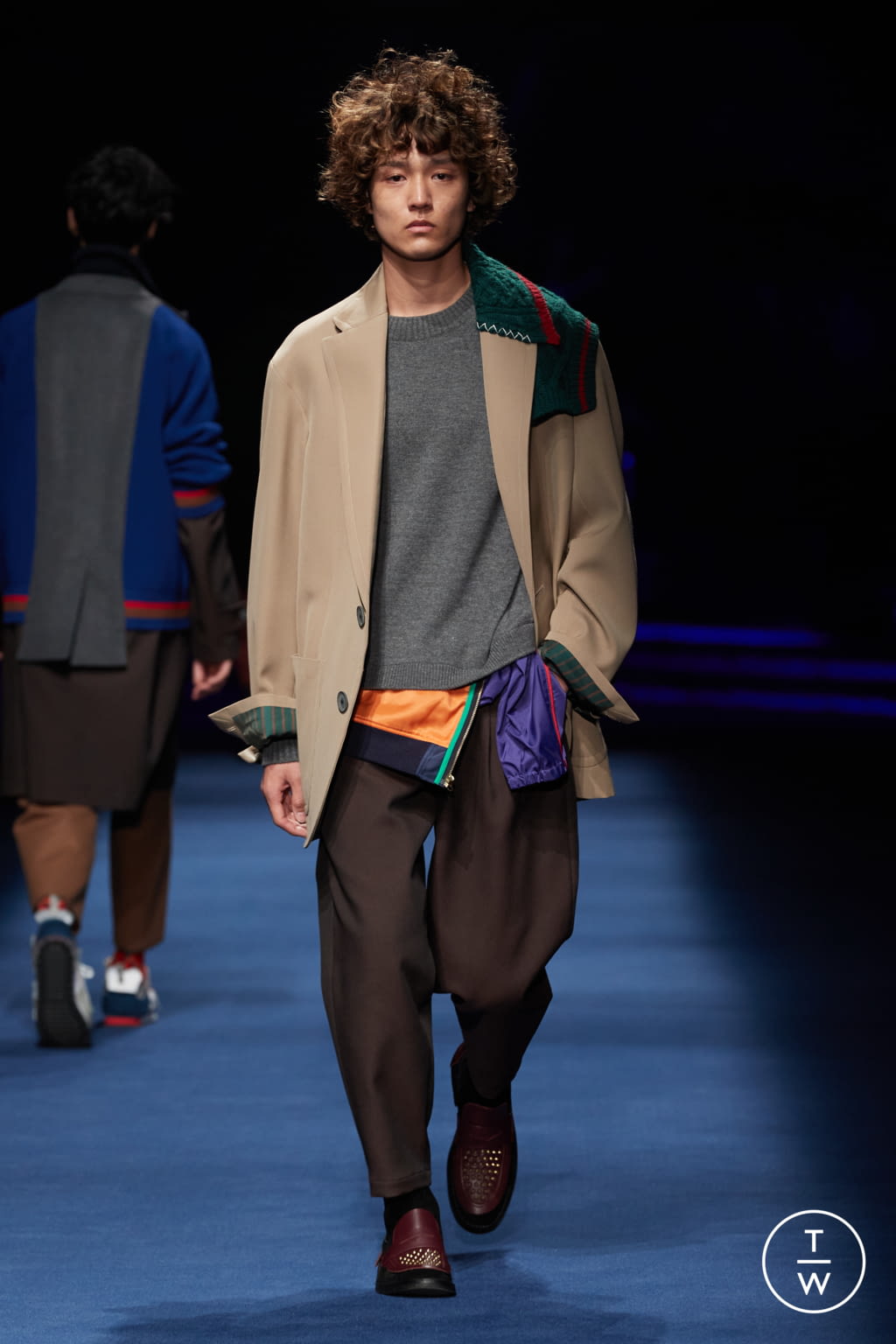 Fashion Week Paris Fall/Winter 2021 look 33 from the Kolor collection 男装