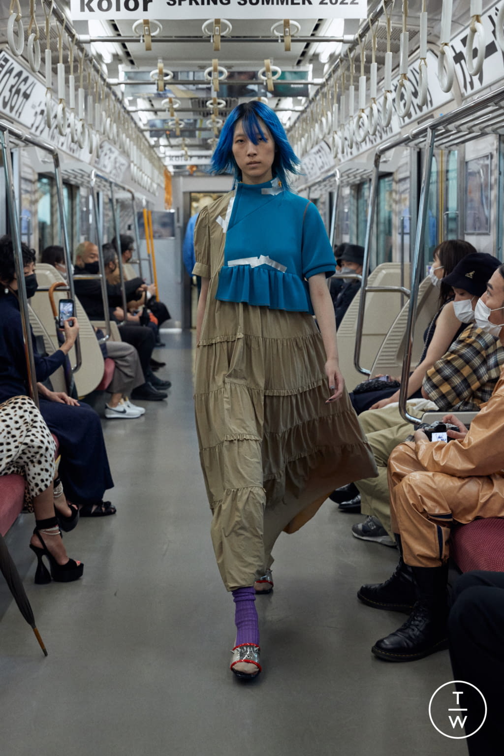 Fashion Week Paris Spring/Summer 2022 look 22 from the Kolor collection womenswear