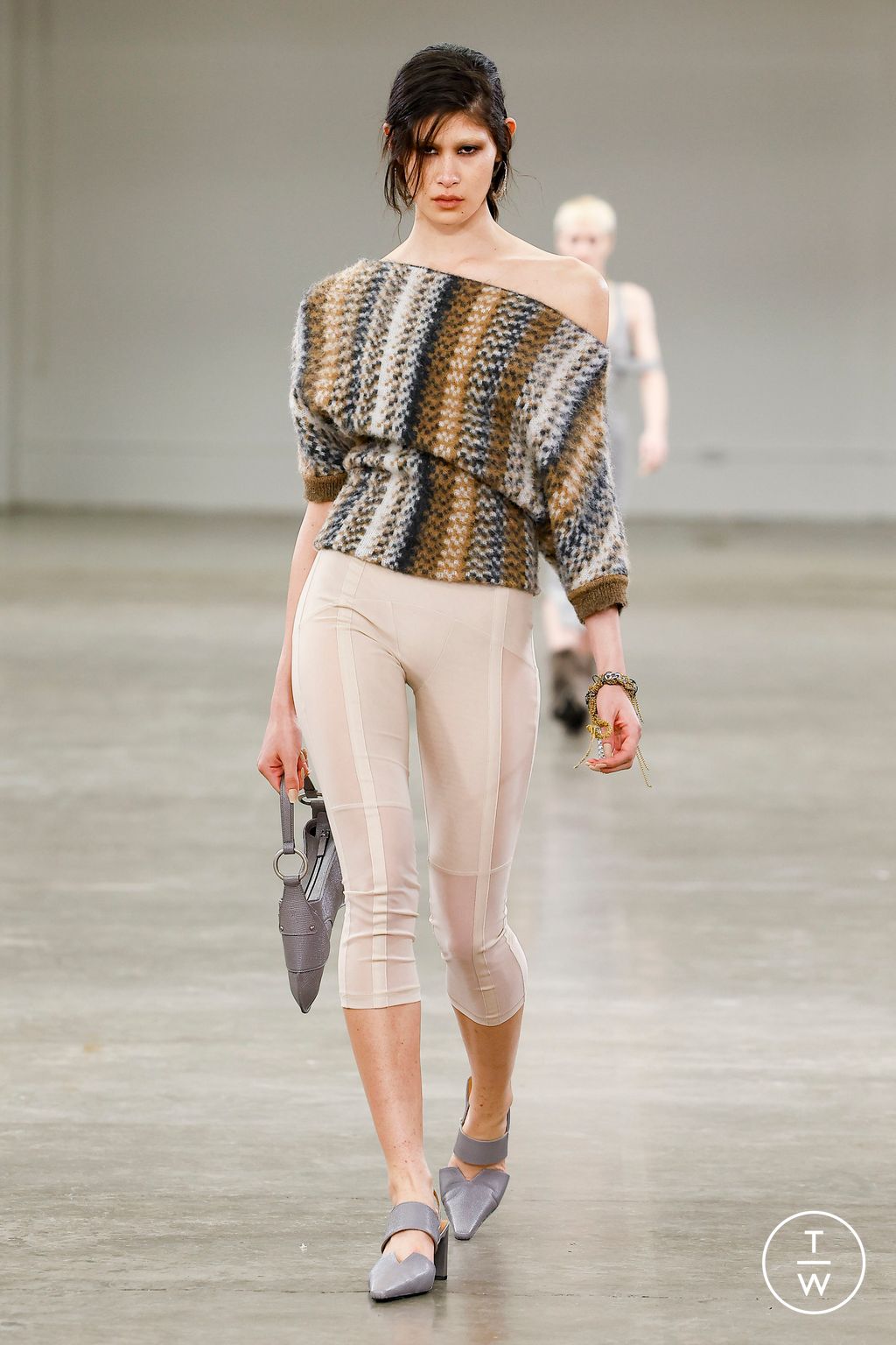 Fashion Week London Fall/Winter 2024 look 3 from the KNWLS collection 女装