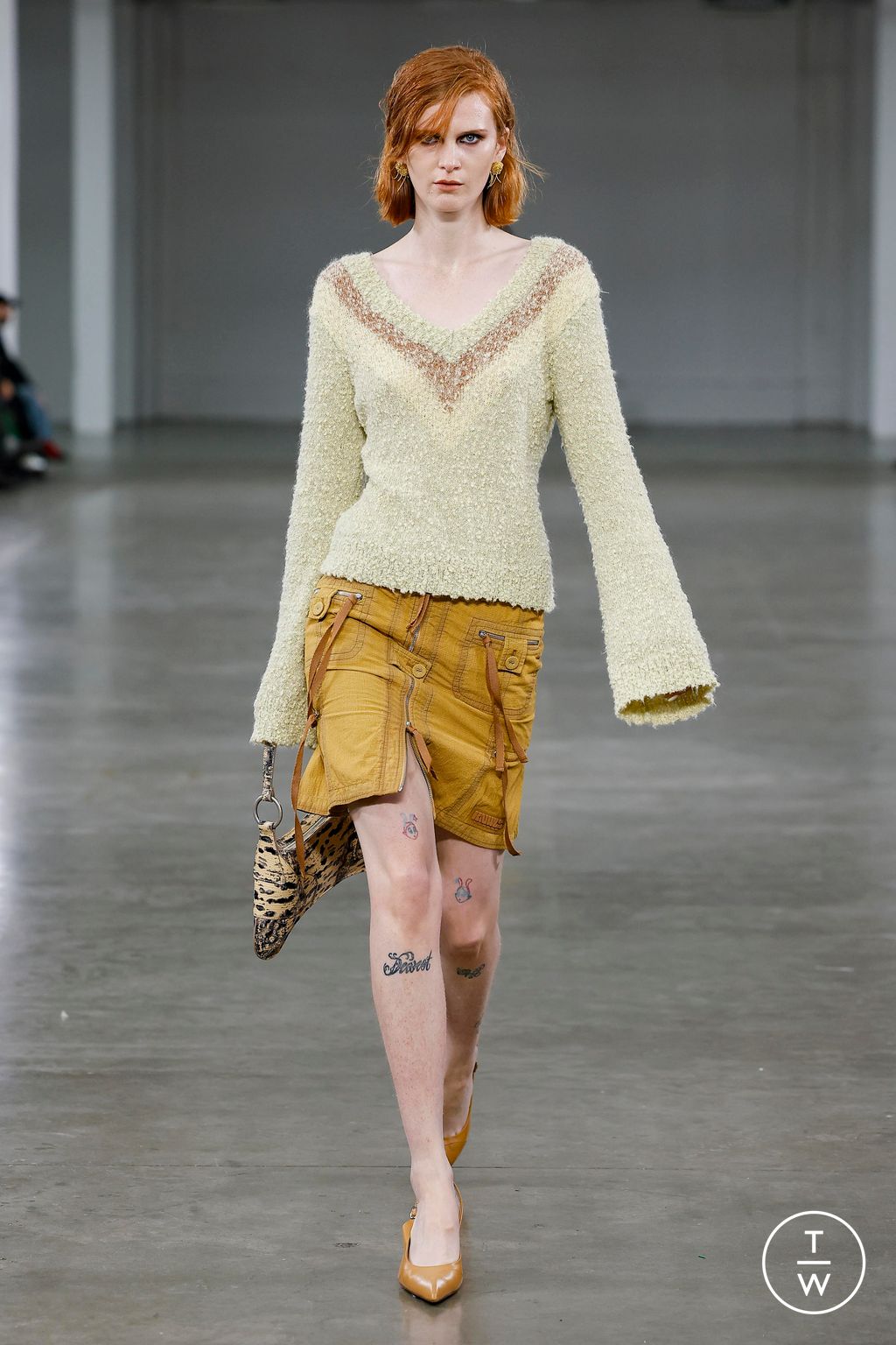 Fashion Week London Fall/Winter 2024 look 26 from the KNWLS collection 女装