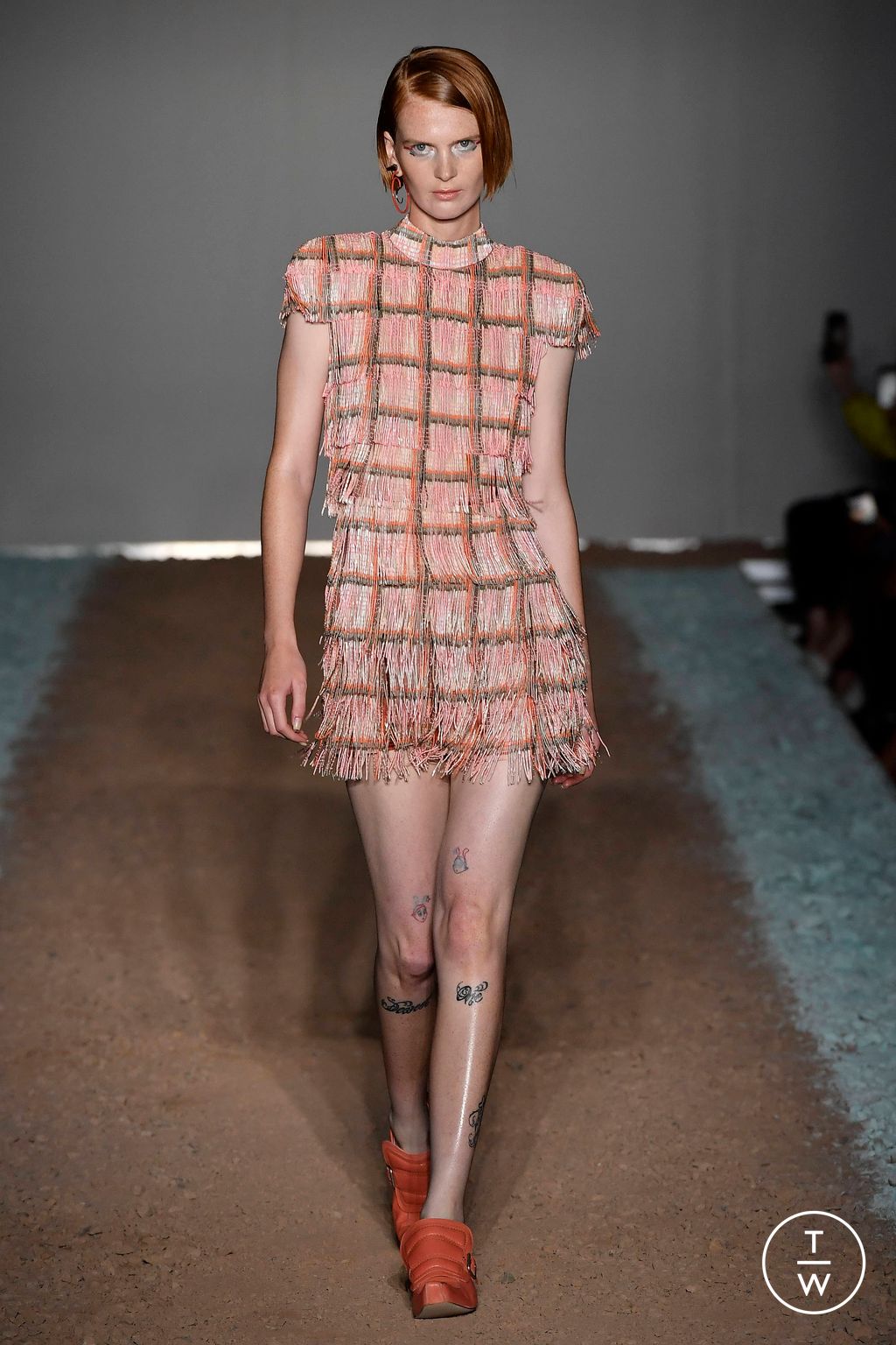 Fashion Week London Spring/Summer 2024 look 5 from the KNWLS collection womenswear