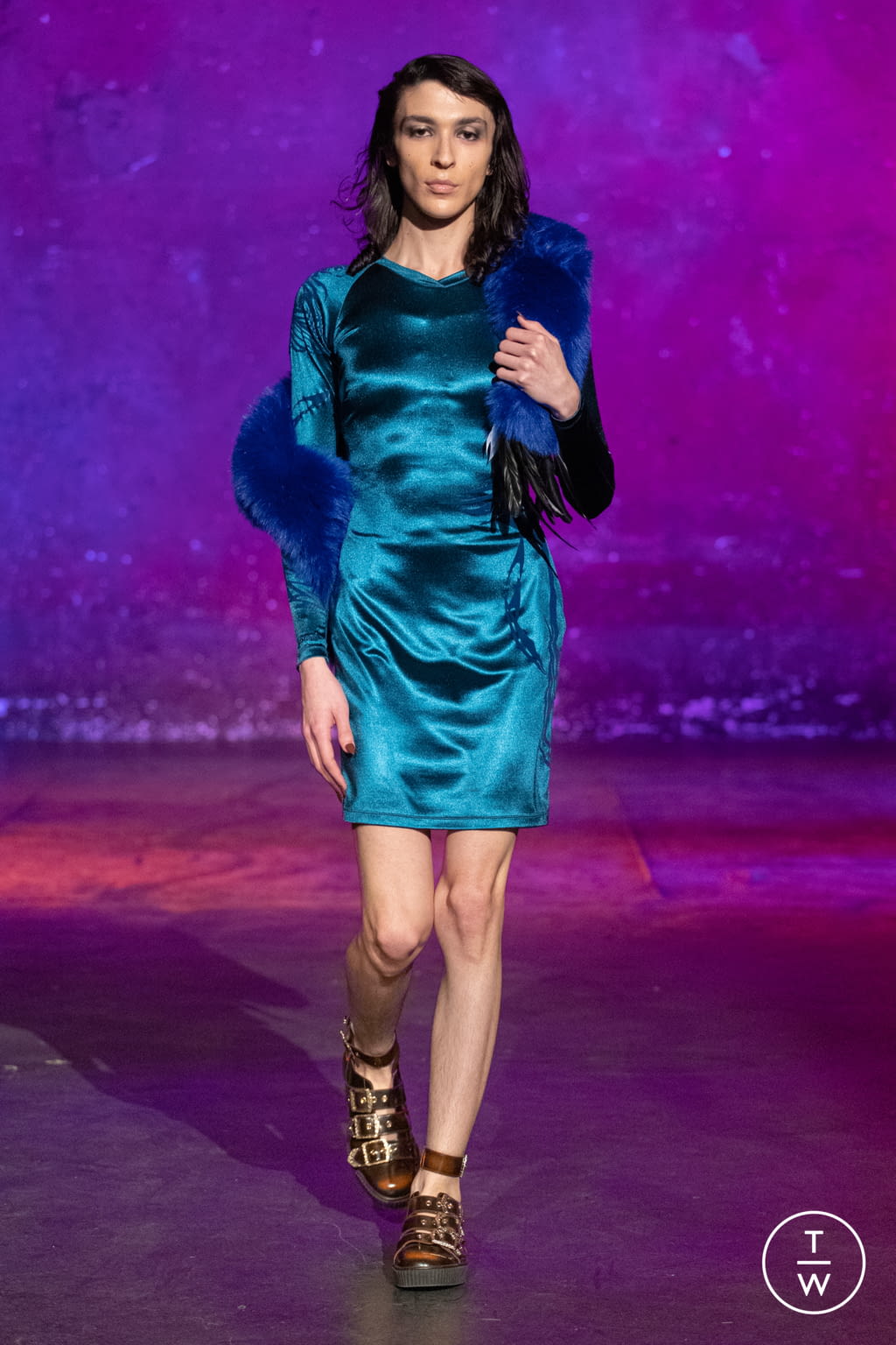 Fashion Week Paris Fall/Winter 2021 look 5 from the Koché collection womenswear