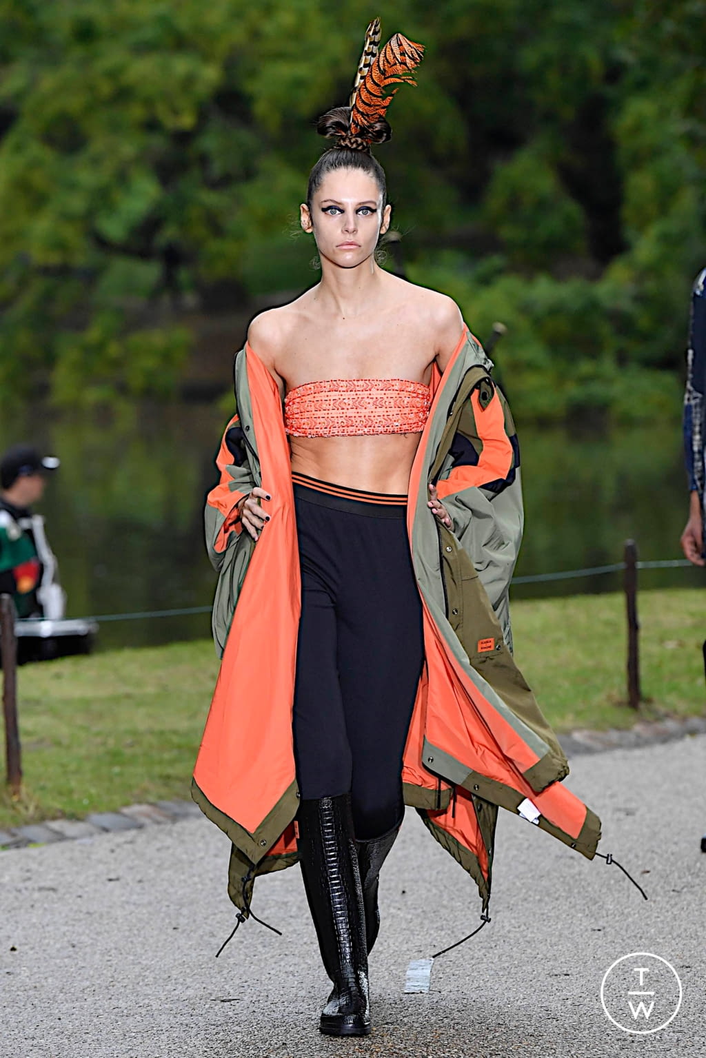 Fashion Week Paris Spring/Summer 2021 look 1 from the Koché collection 女装