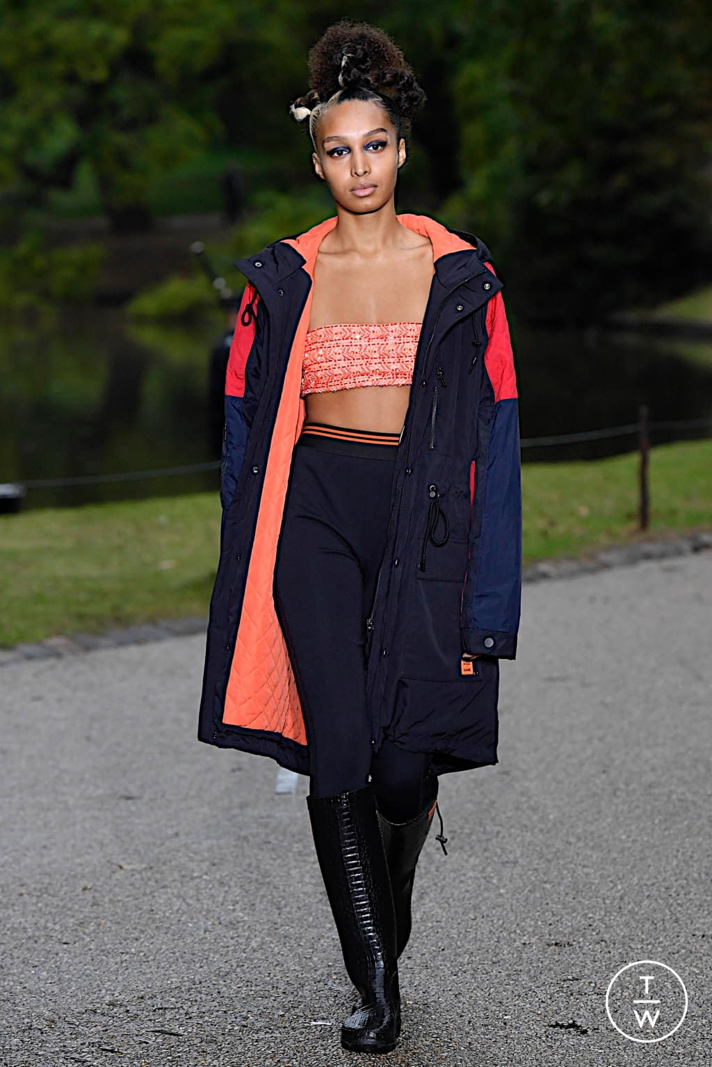 Fashion Week Paris Spring/Summer 2021 look 3 from the Koché collection womenswear