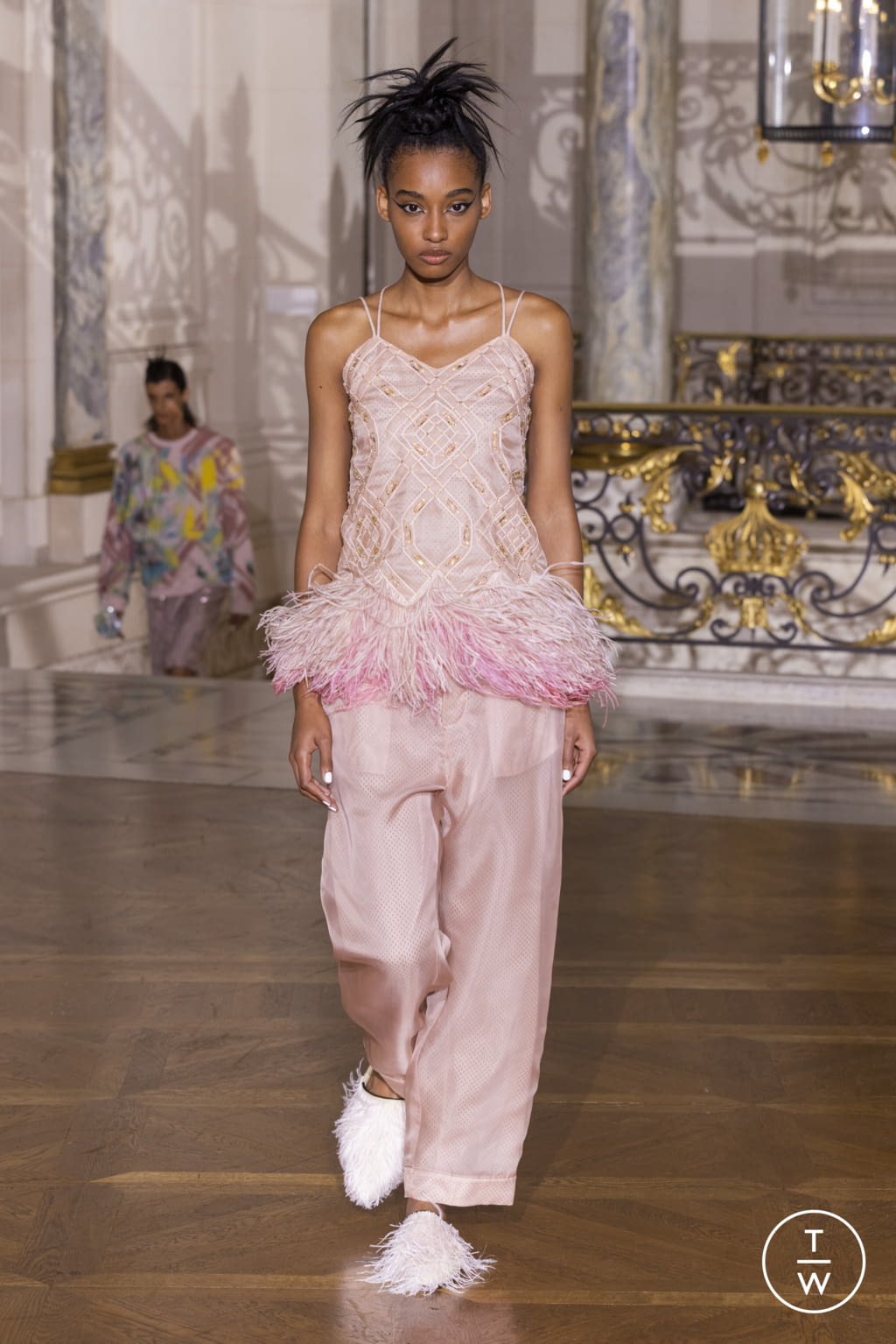 Fashion Week Paris Spring/Summer 2022 look 3 from the Koché collection womenswear