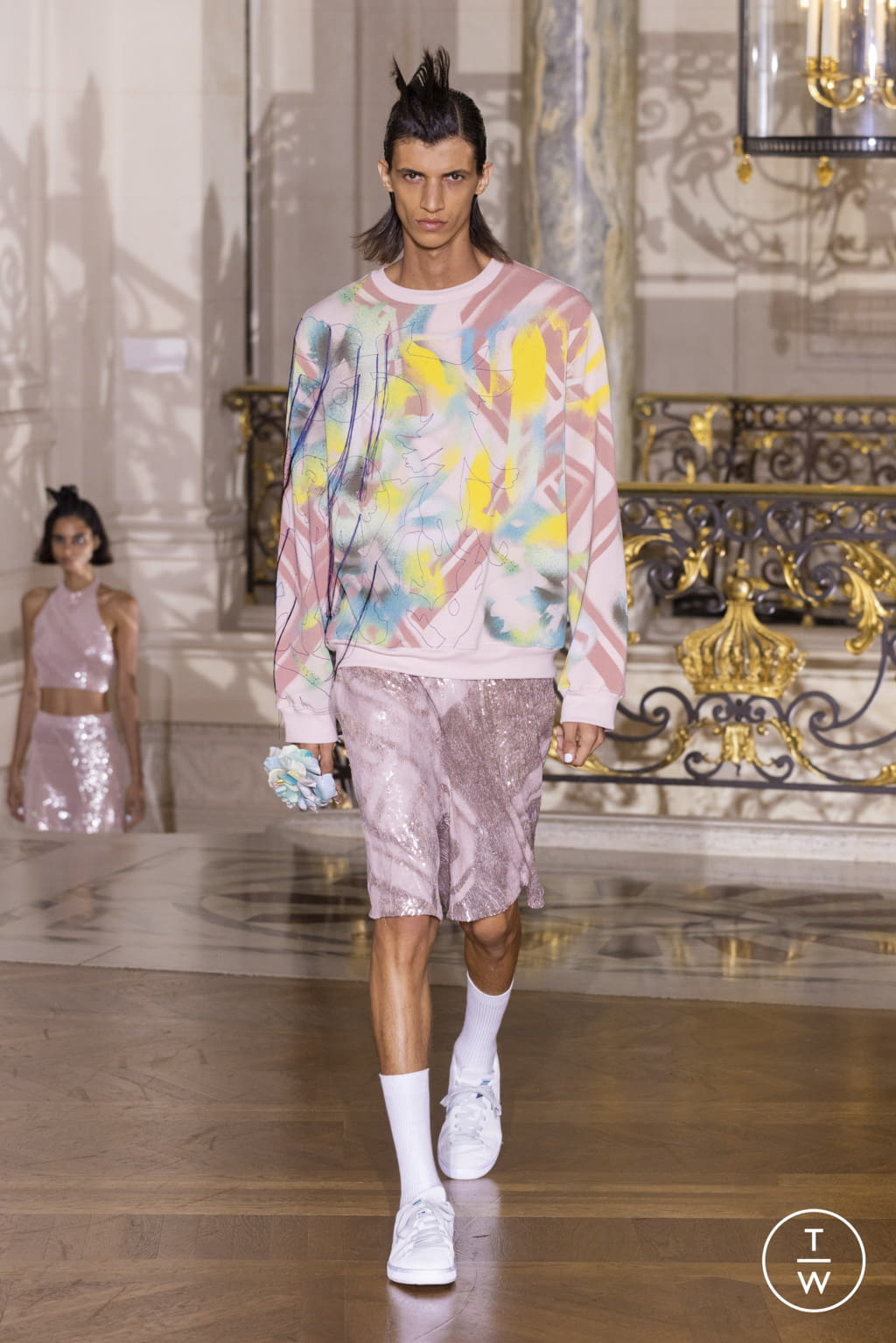 Fashion Week Paris Spring/Summer 2022 look 4 from the Koché collection 女装