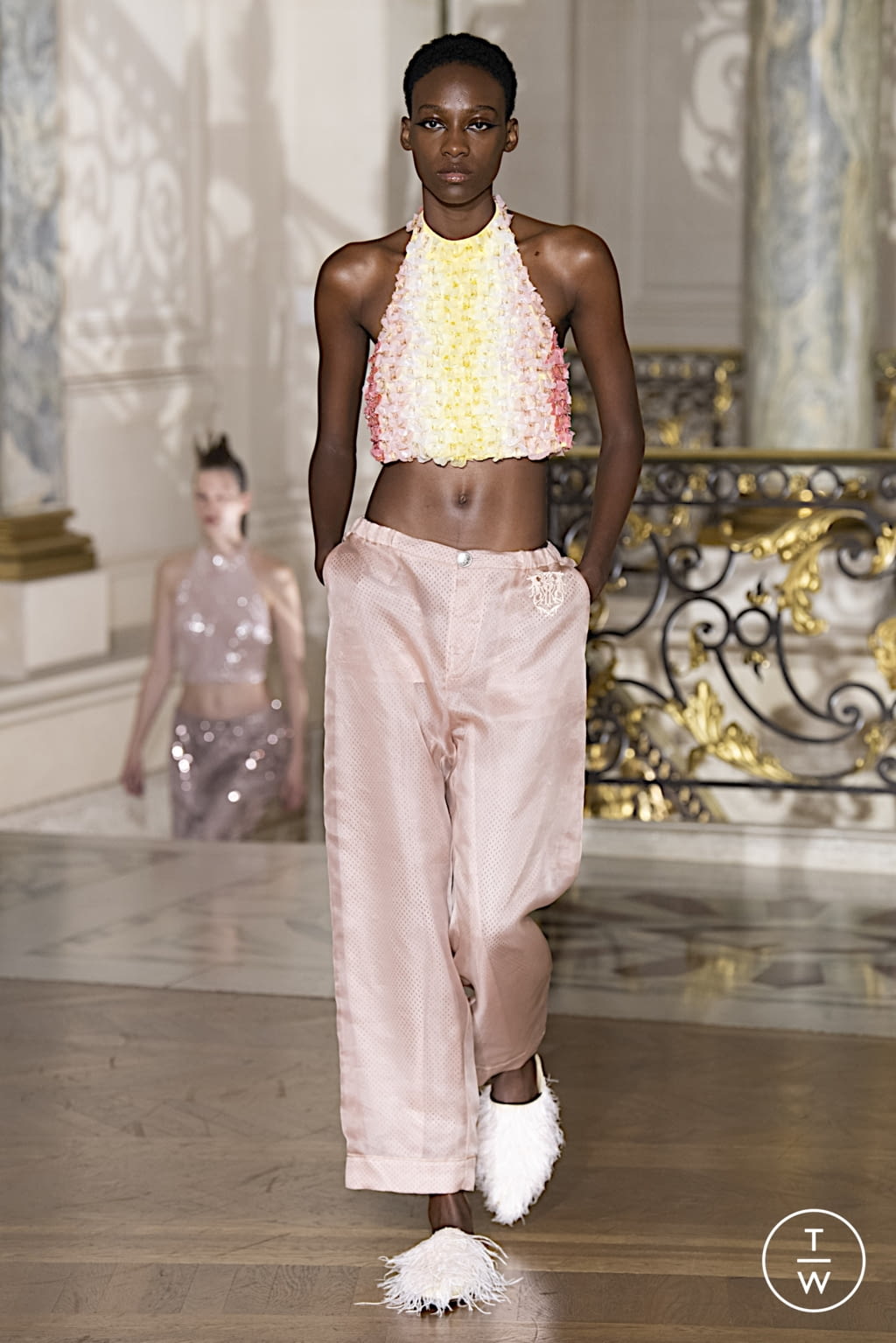 Fashion Week Paris Spring/Summer 2022 look 9 from the Koché collection womenswear