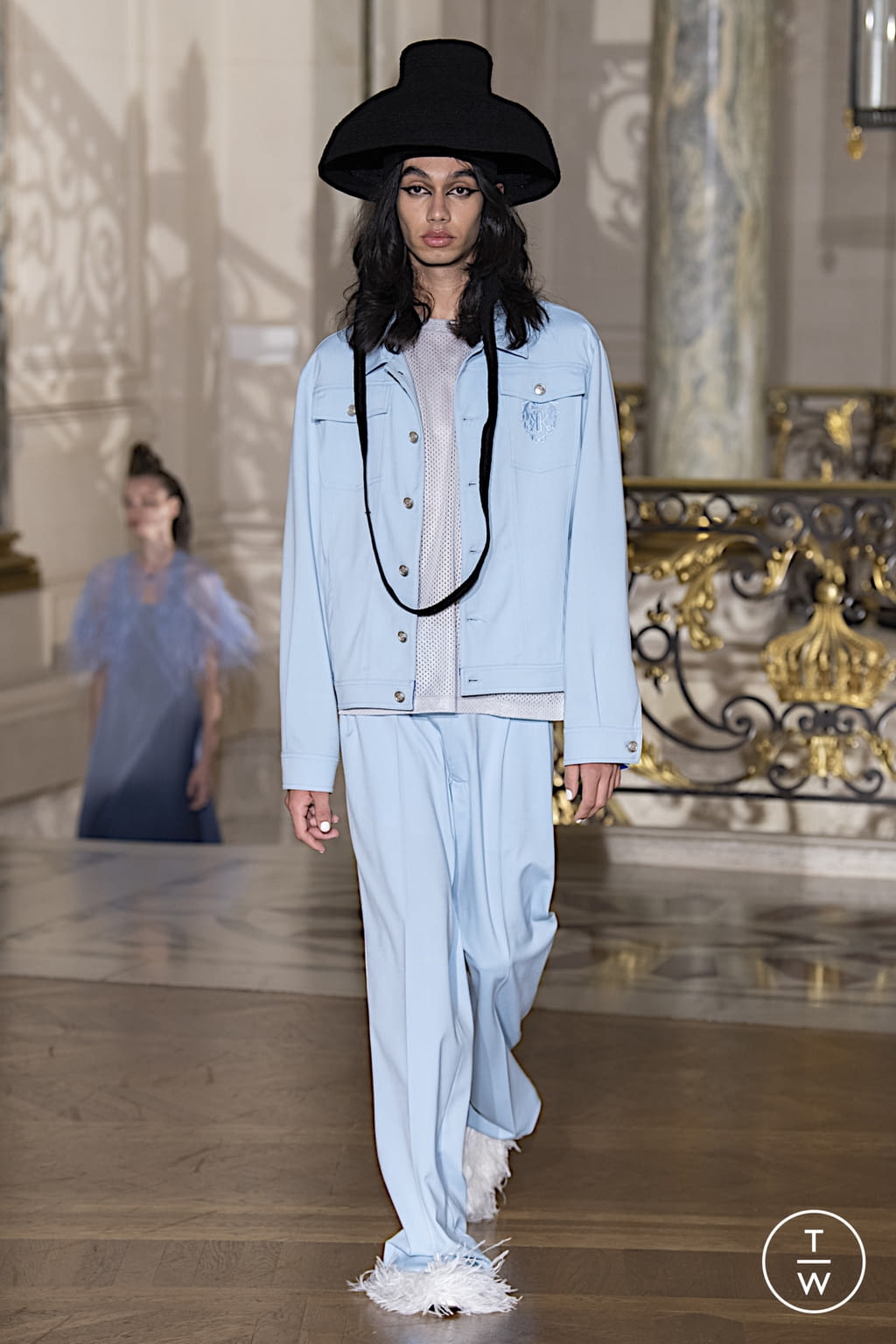 Fashion Week Paris Spring/Summer 2022 look 15 de la collection Koché womenswear