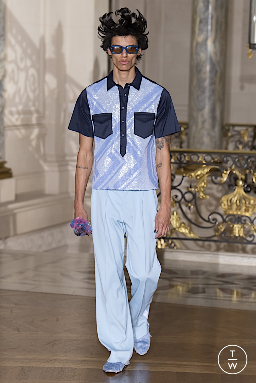Fashion Week Paris Spring/Summer 2022 look 17 from the Koché collection 女装