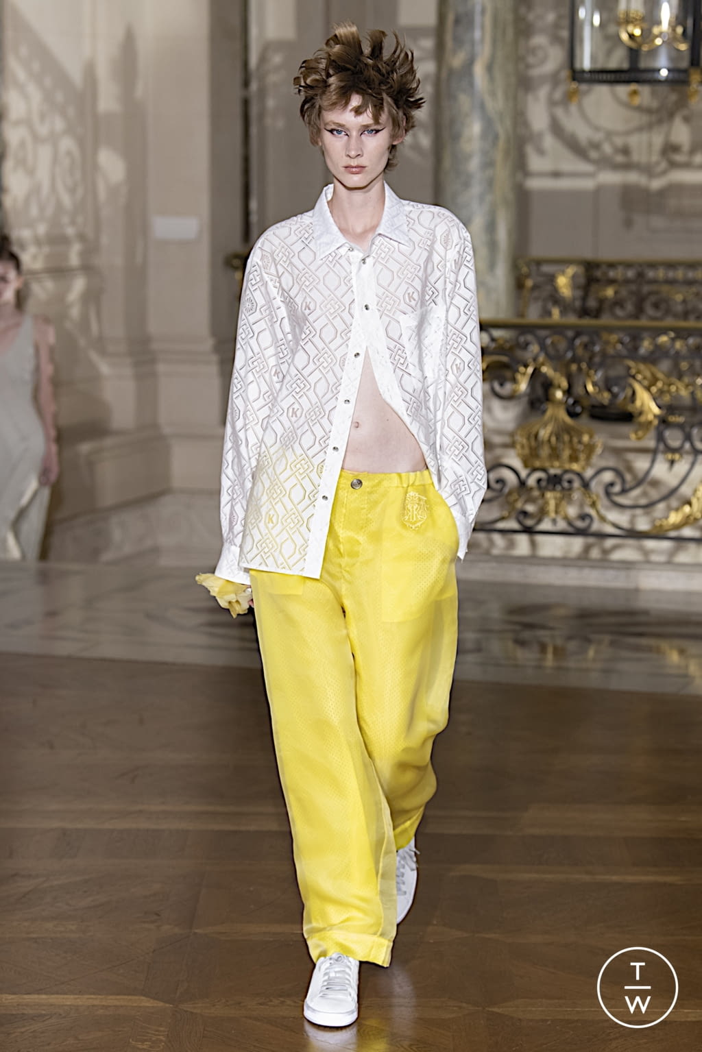 Fashion Week Paris Spring/Summer 2022 look 22 from the Koché collection 女装
