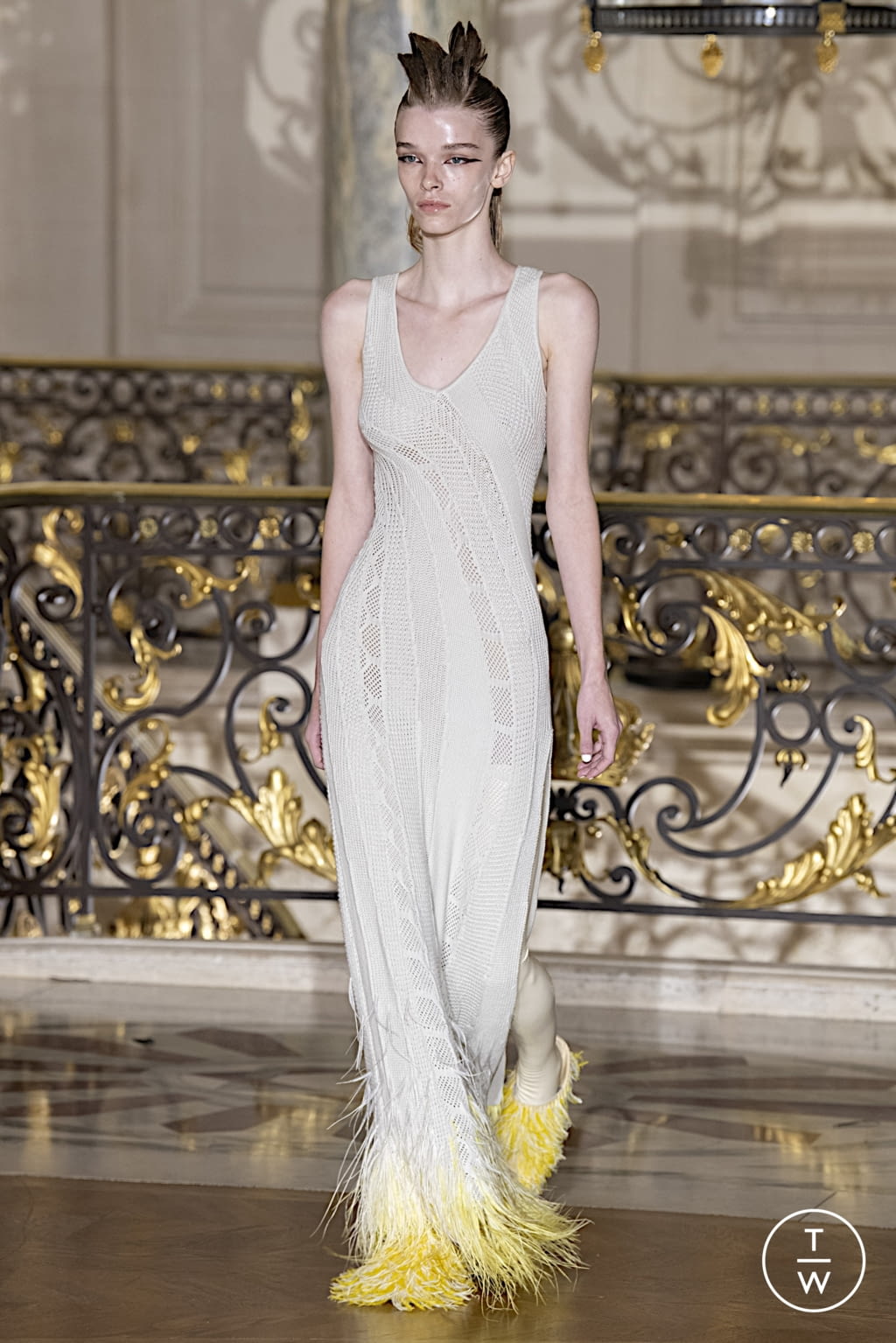 Fashion Week Paris Spring/Summer 2022 look 23 from the Koché collection 女装