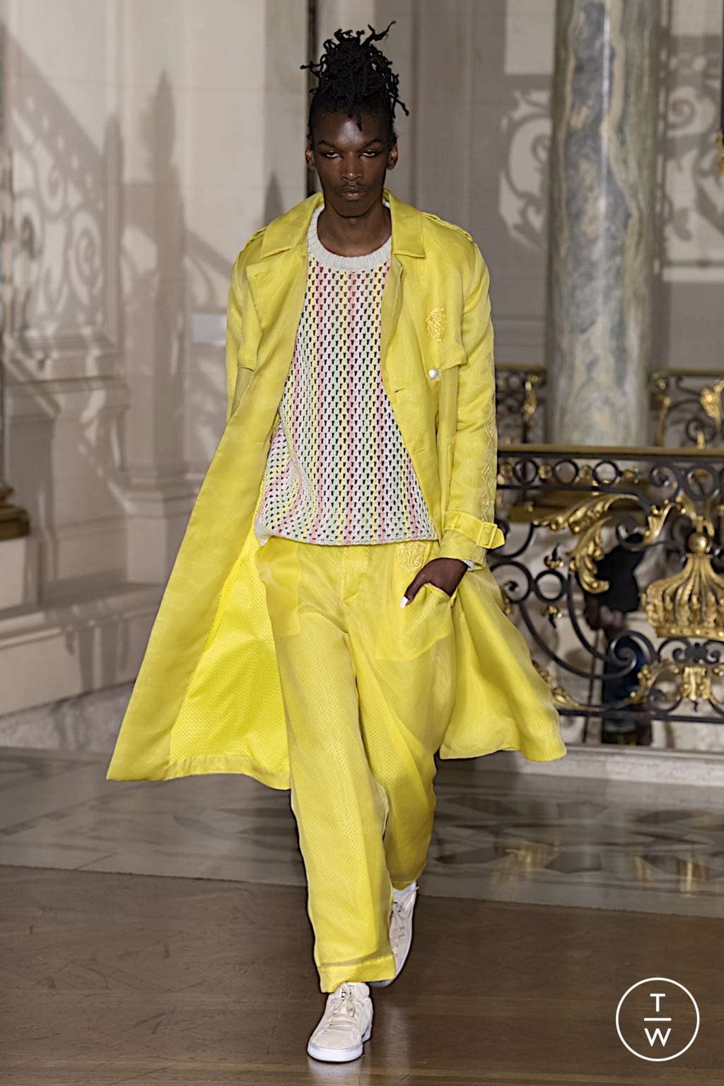 Fashion Week Paris Spring/Summer 2022 look 26 from the Koché collection womenswear