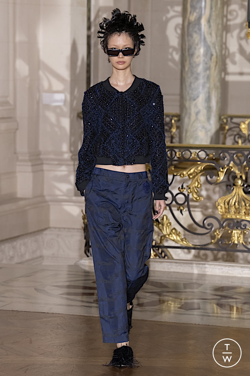 Fashion Week Paris Spring/Summer 2022 look 38 from the Koché collection 女装
