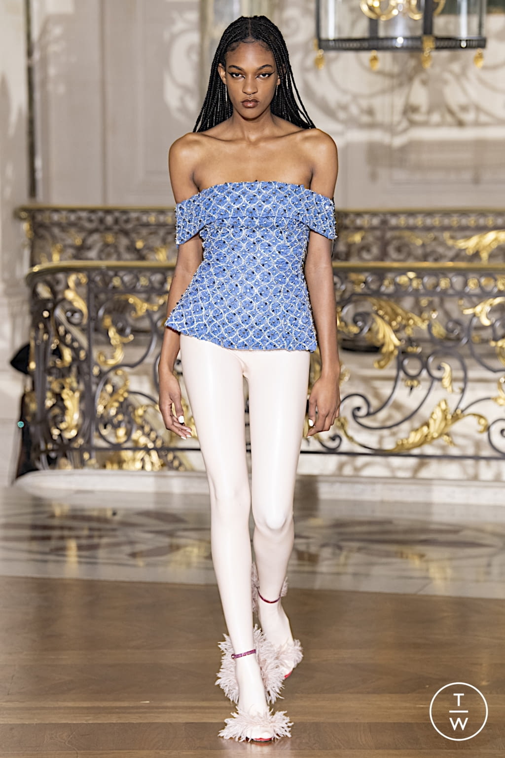 Fashion Week Paris Spring/Summer 2022 look 40 from the Koché collection womenswear