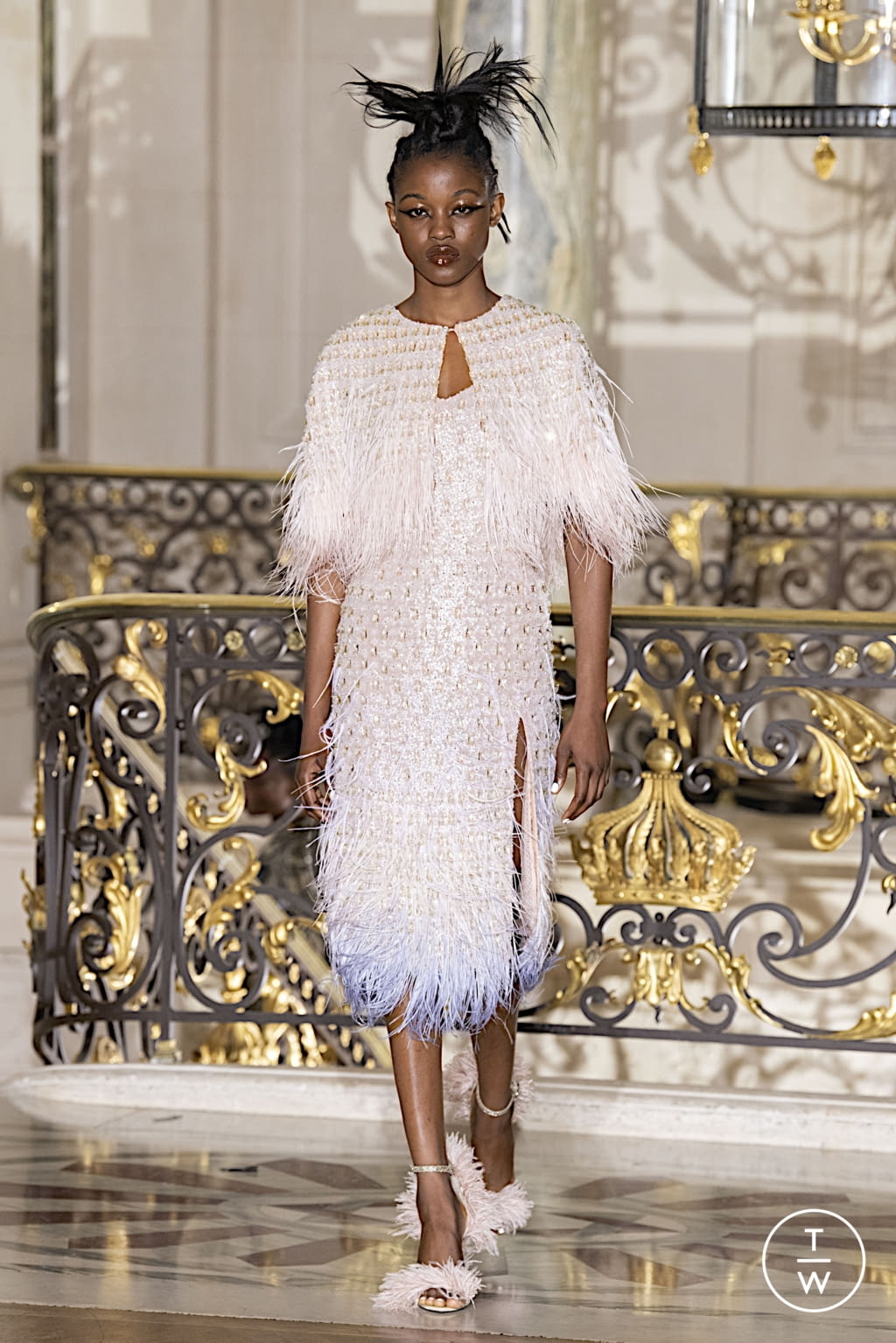 Fashion Week Paris Spring/Summer 2022 look 42 from the Koché collection womenswear