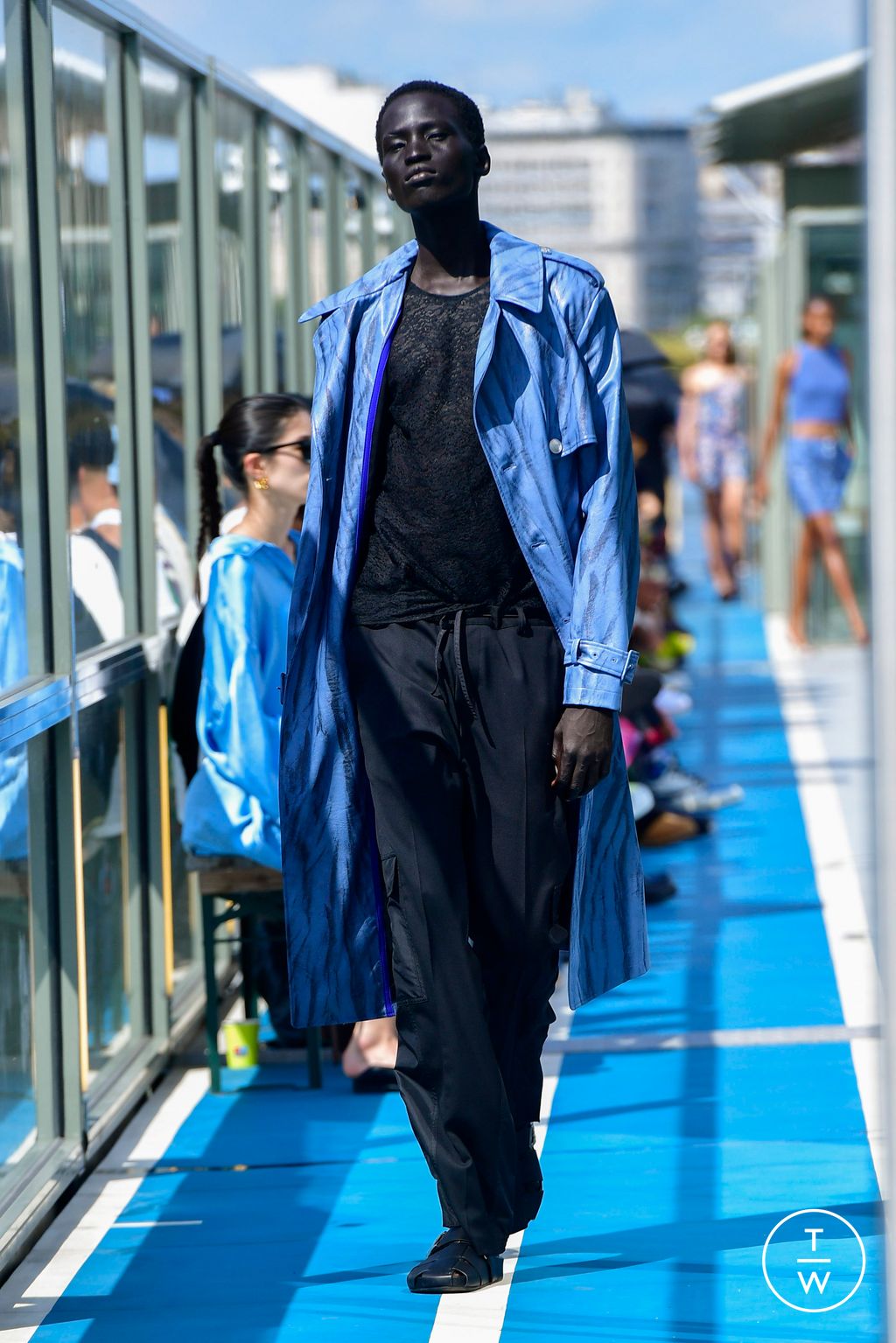 Fashion Week Paris Spring/Summer 2024 look 2 from the Koché collection menswear