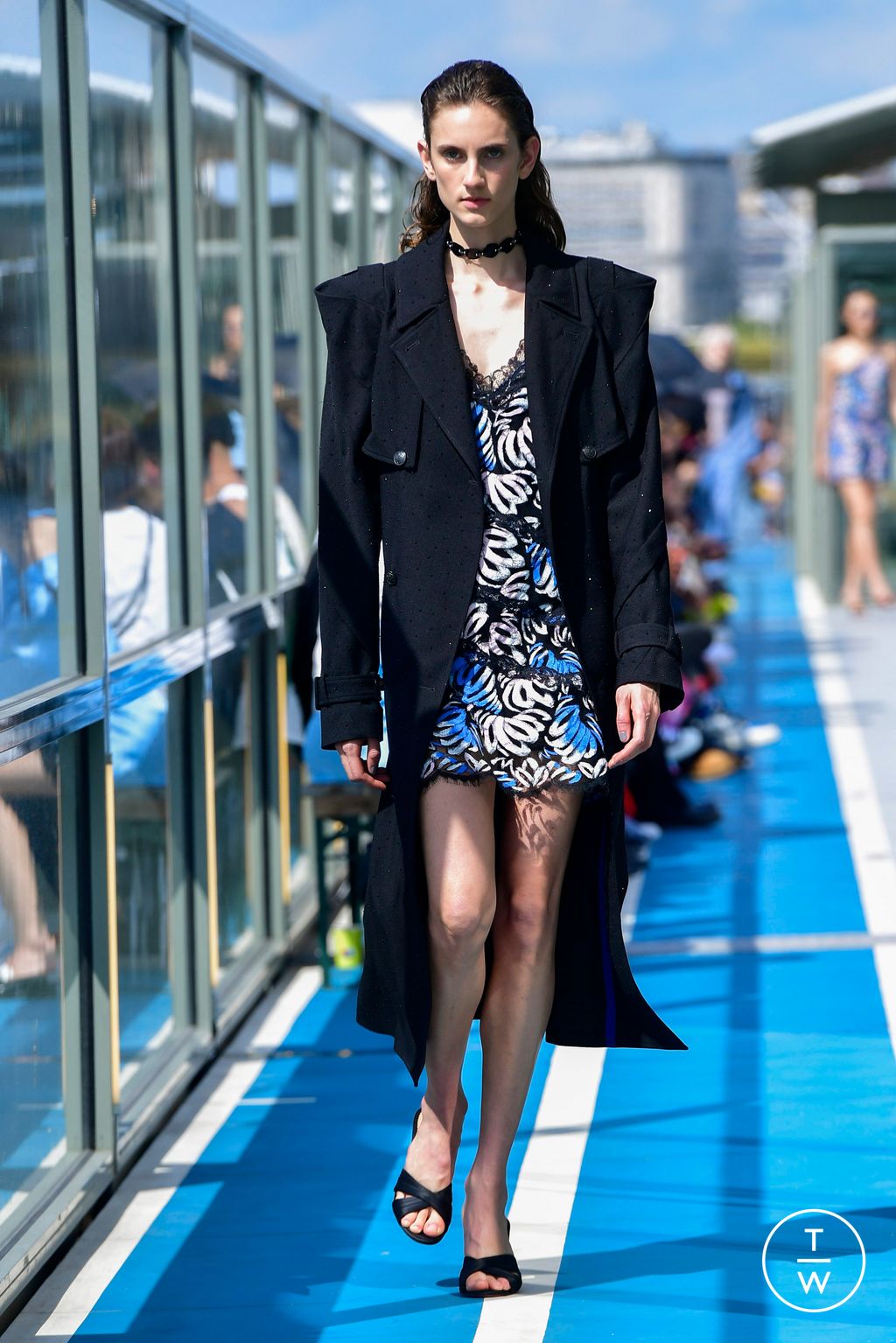 Fashion Week Paris Spring/Summer 2024 look 3 from the Koché collection 男装