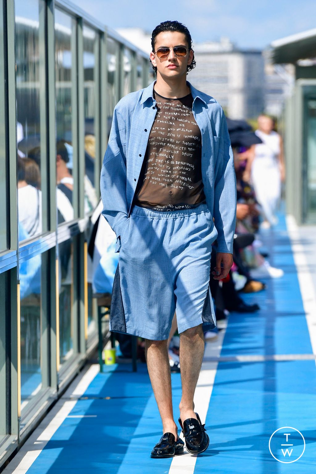 Fashion Week Paris Spring/Summer 2024 look 11 from the Koché collection menswear