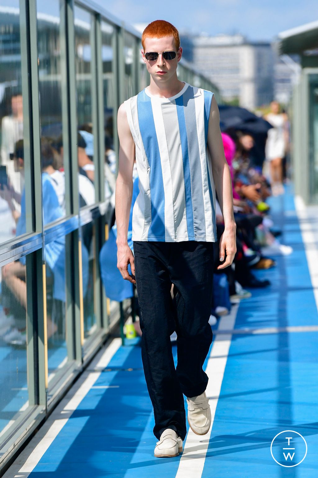 Fashion Week Paris Spring/Summer 2024 look 19 from the Koché collection menswear
