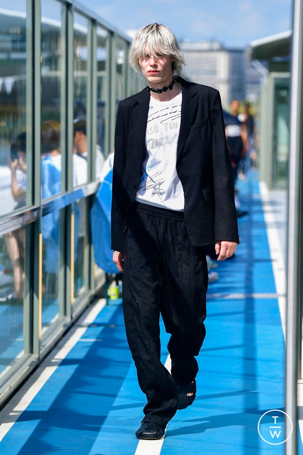 Fashion Week Paris Spring/Summer 2024 look 32 from the Koché collection menswear
