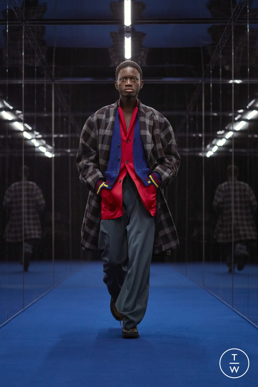 Fashion Week Paris Fall/Winter 2022 look 19 de la collection Kolor menswear