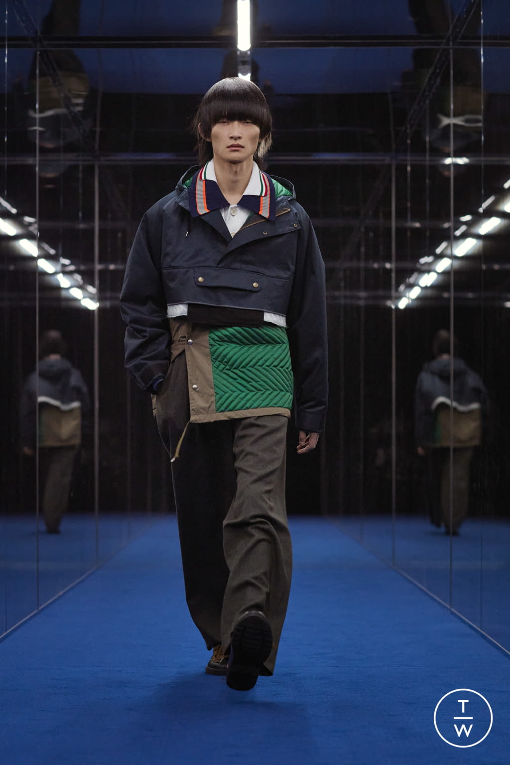 Fashion Week Paris Fall/Winter 2022 look 41 from the Kolor collection 男装