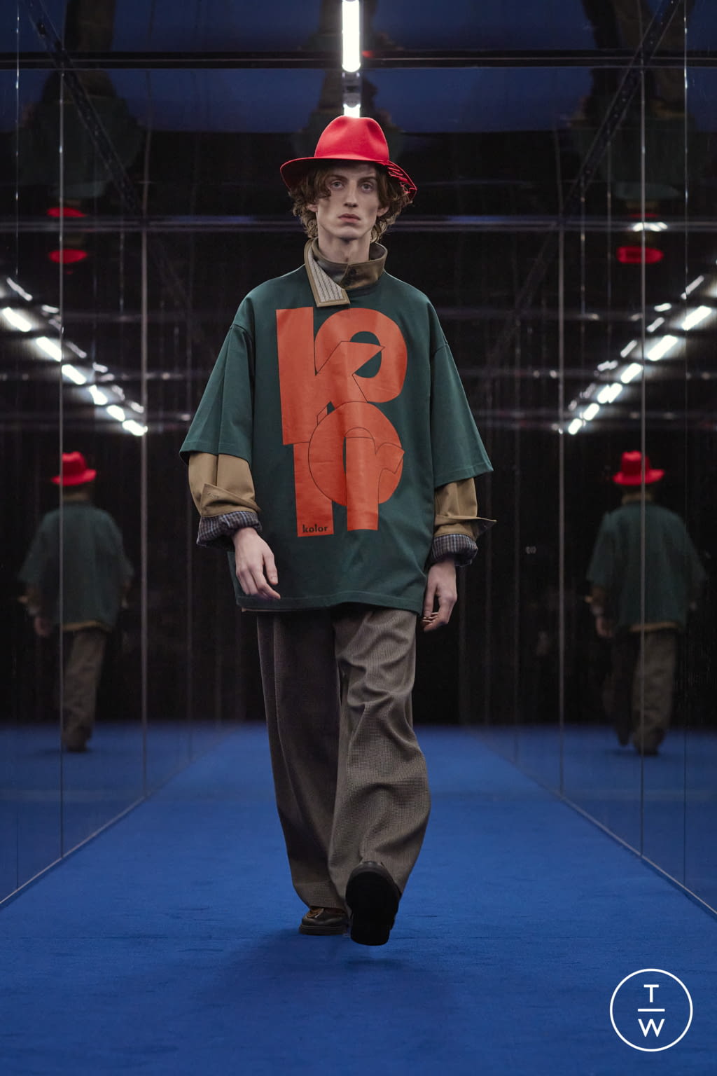 Fashion Week Paris Fall/Winter 2022 look 50 from the Kolor collection 男装