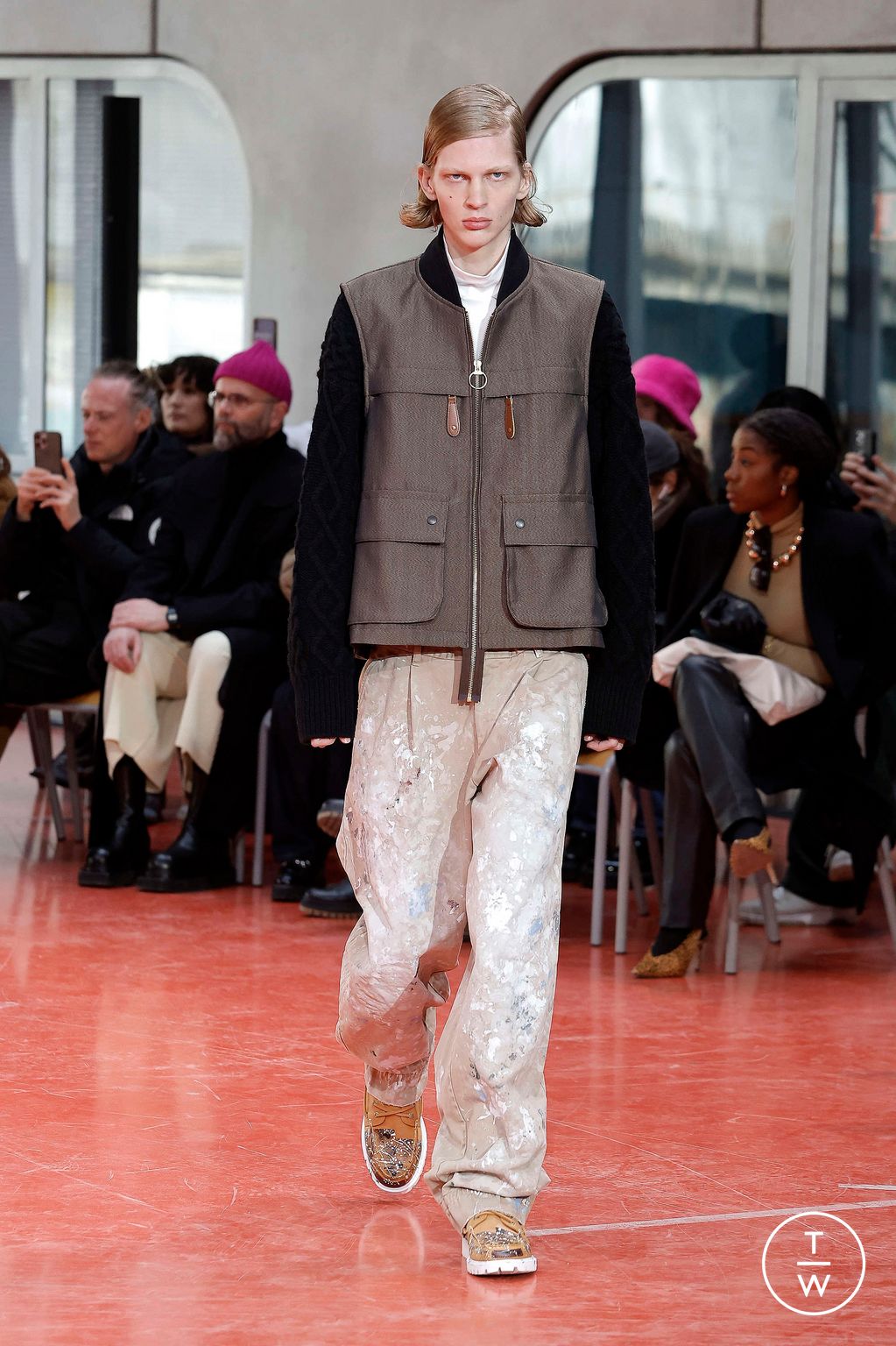 Fashion Week Paris Fall/Winter 2024 look 7 from the Kolor collection 男装