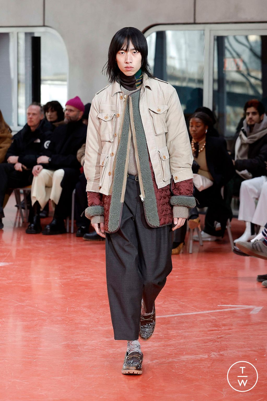 Fashion Week Paris Fall/Winter 2024 look 13 from the Kolor collection menswear