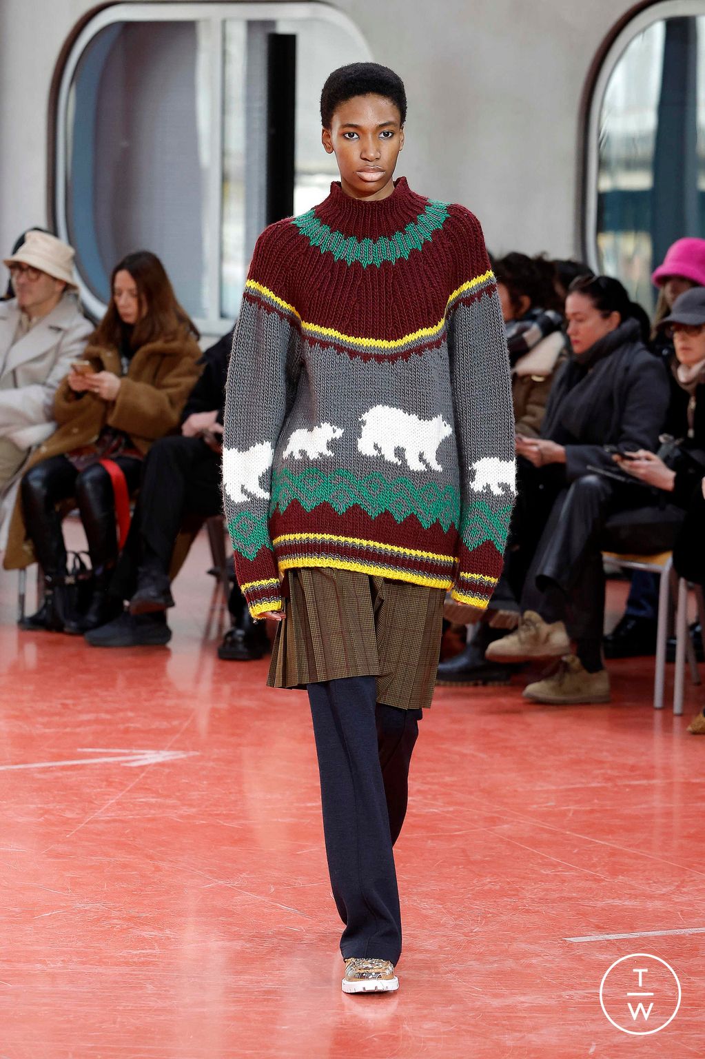 Fashion Week Paris Fall/Winter 2024 look 18 de la collection Kolor menswear