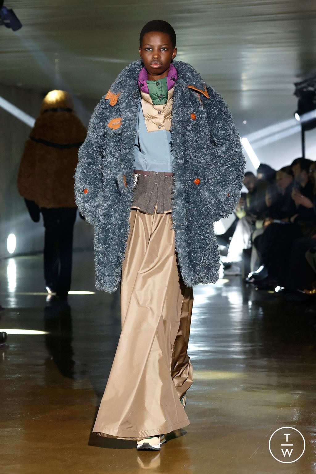 Fashion Week Paris Fall/Winter 2025 look 6 from the Kolor collection menswear