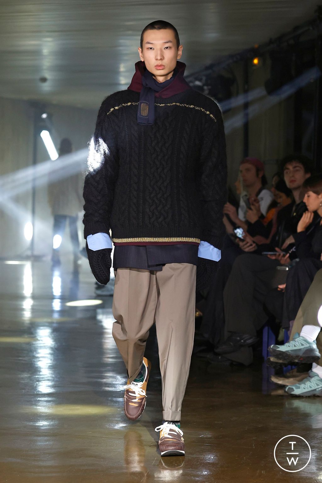Fashion Week Paris Fall/Winter 2025 look 17 from the Kolor collection menswear