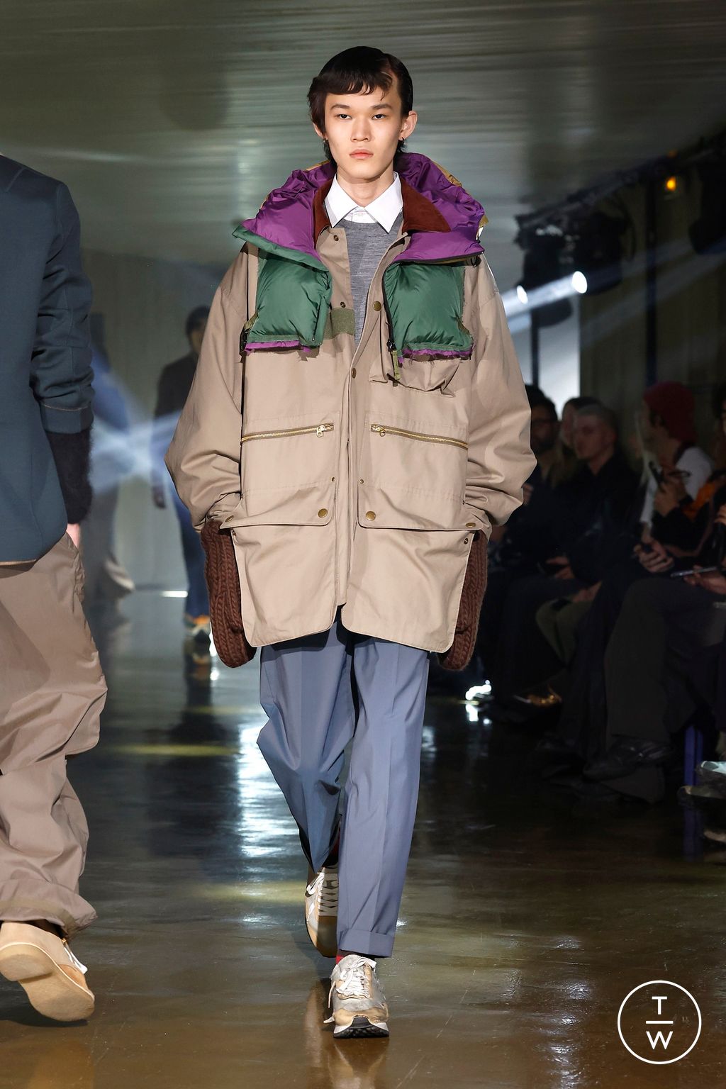 Fashion Week Paris Fall/Winter 2025 look 25 from the Kolor collection menswear