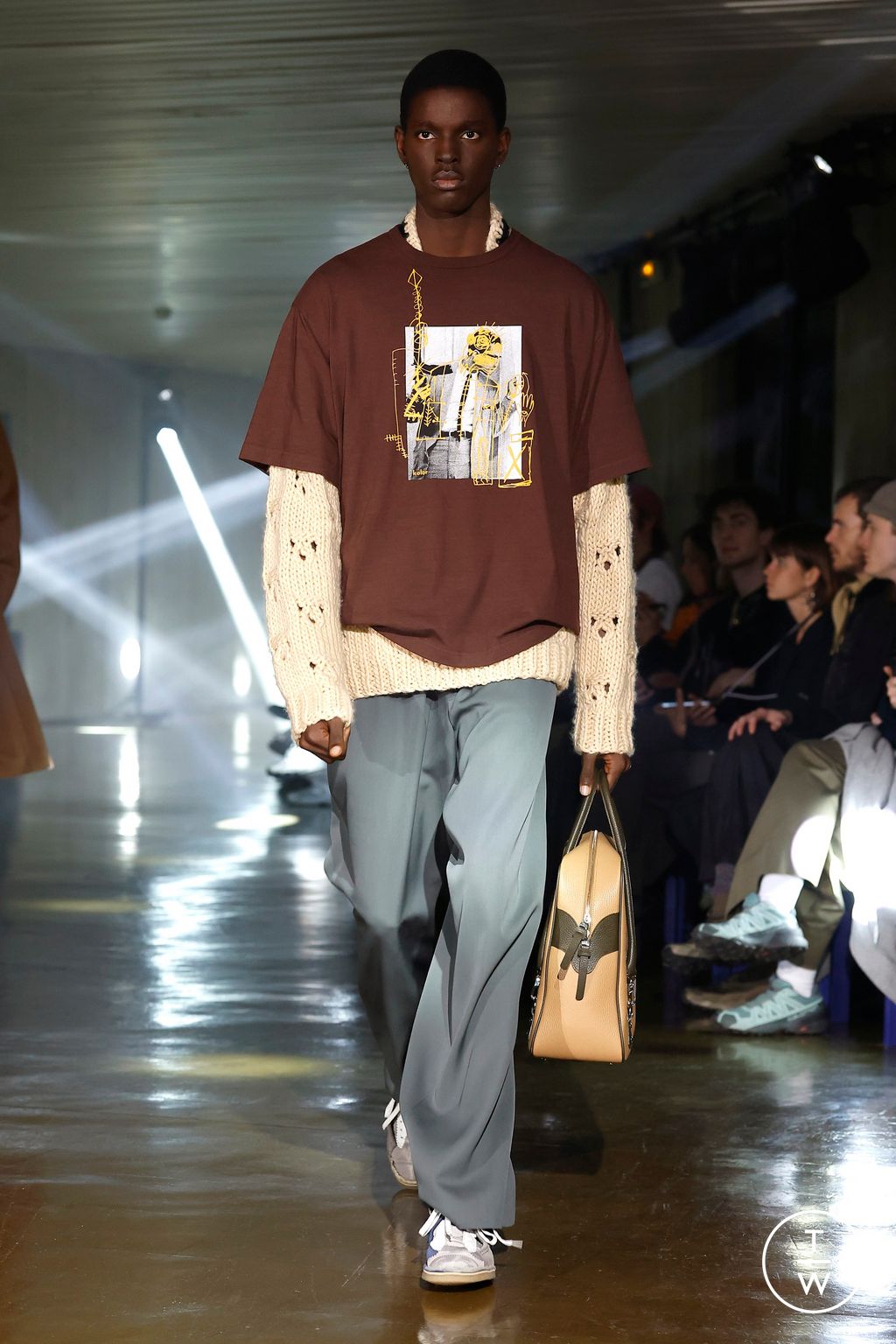 Fashion Week Paris Fall/Winter 2025 look 37 from the Kolor collection 男装