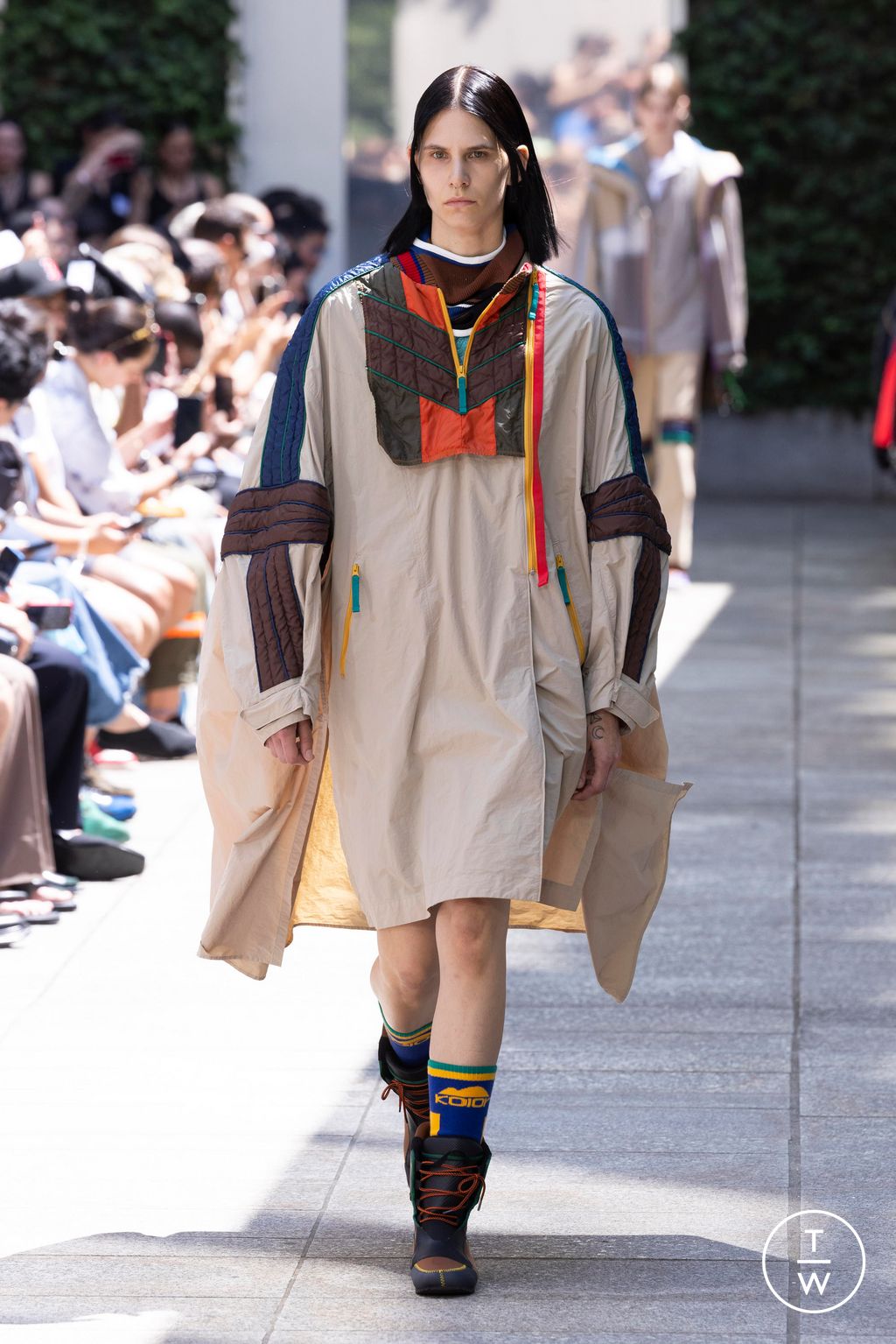 Fashion Week Paris Spring/Summer 2024 look 1 from the Kolor collection 男装