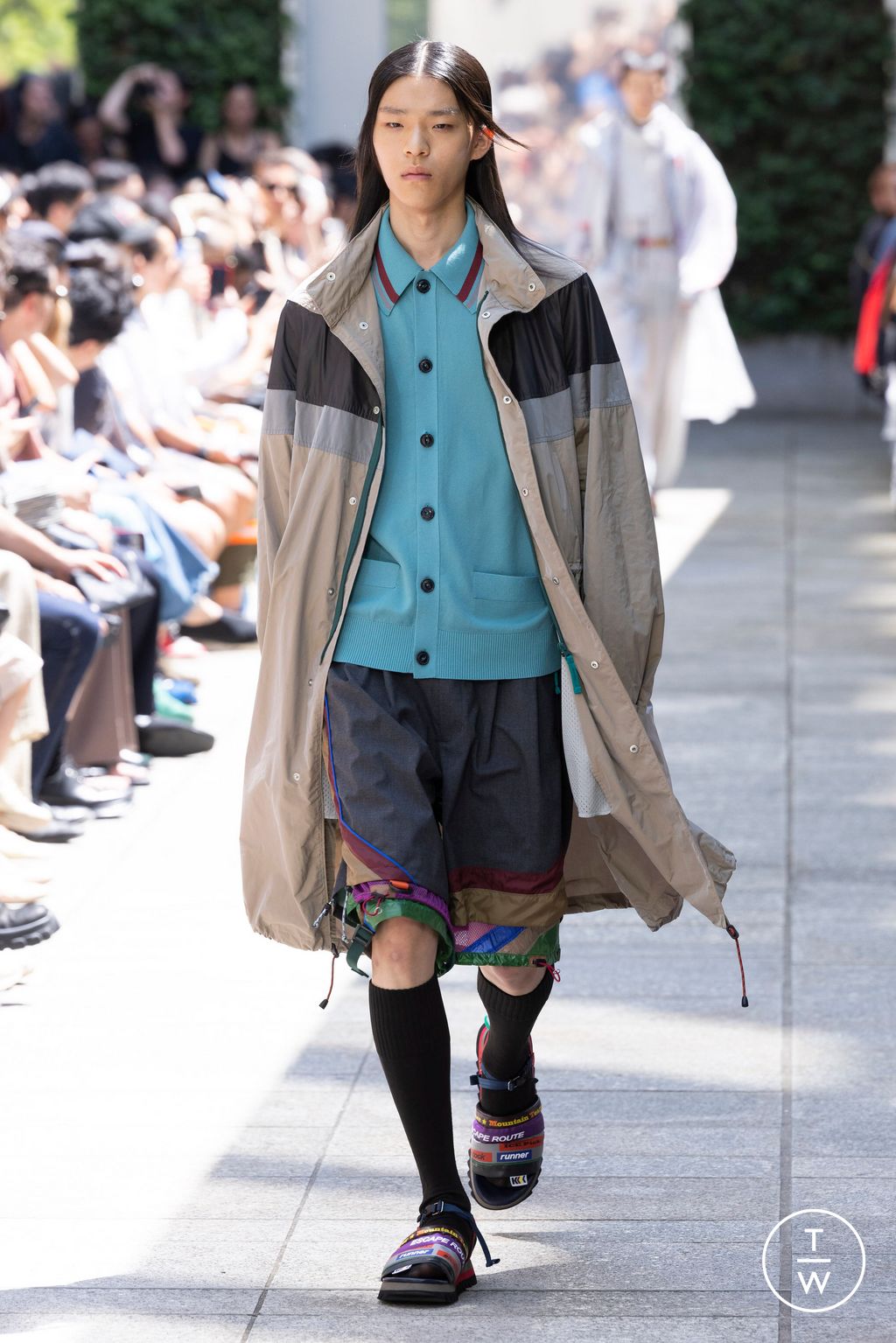 Fashion Week Paris Spring/Summer 2024 look 5 de la collection Kolor menswear