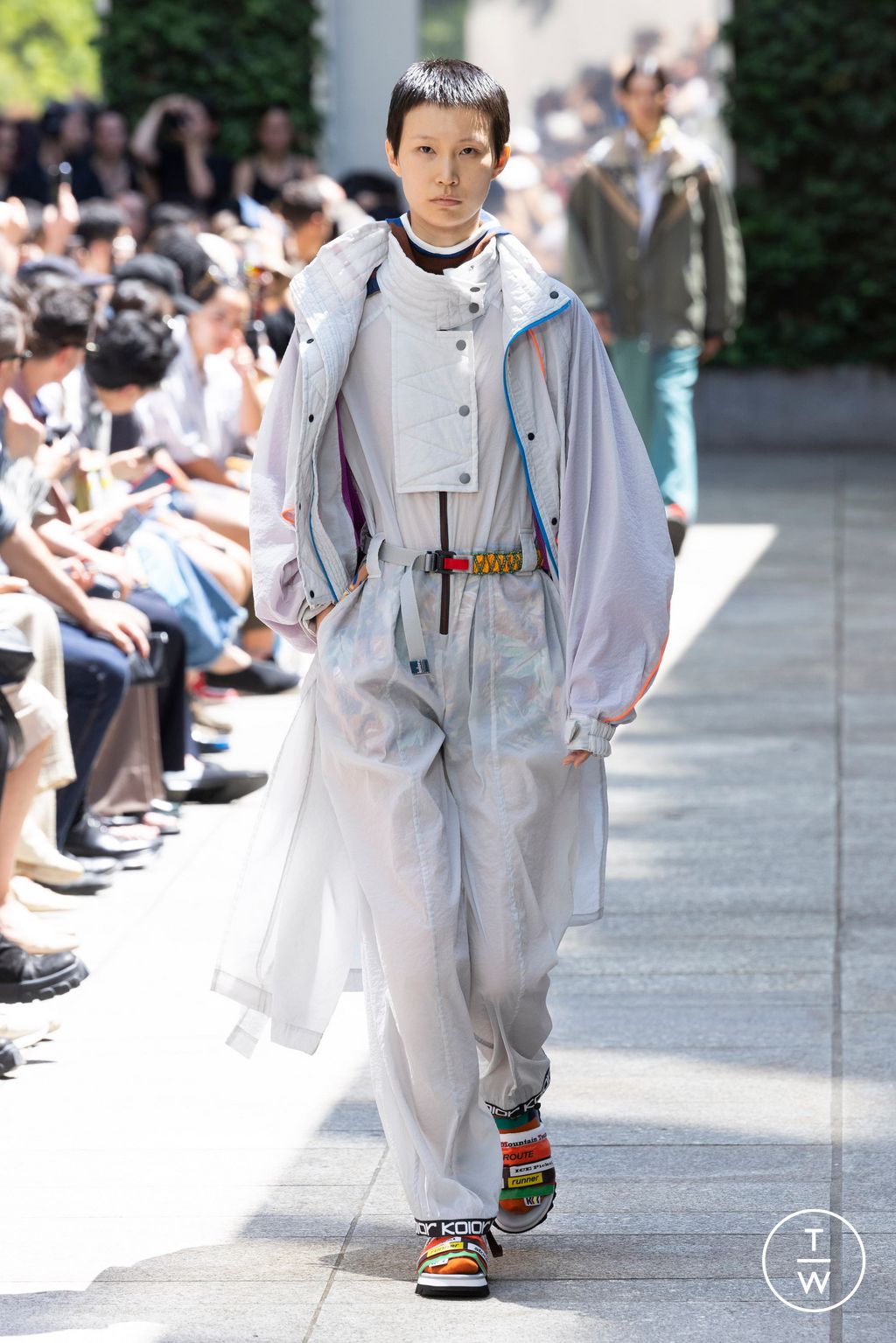 Fashion Week Paris Spring/Summer 2024 look 6 de la collection Kolor menswear