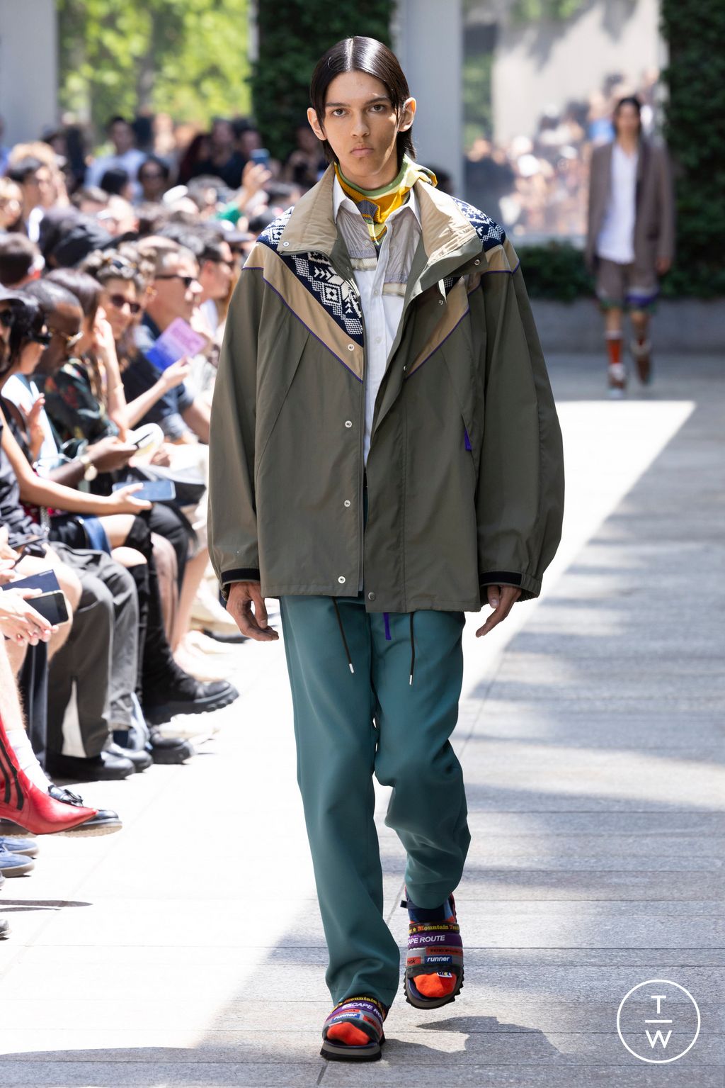 Fashion Week Paris Spring/Summer 2024 look 7 from the Kolor collection menswear