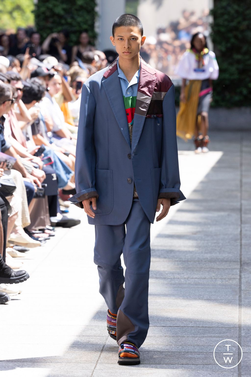 Fashion Week Paris Spring/Summer 2024 look 10 from the Kolor collection menswear