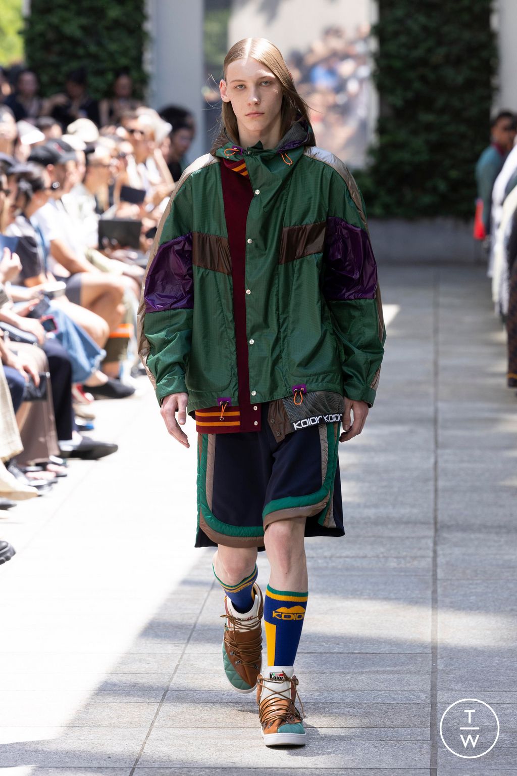 Fashion Week Paris Spring/Summer 2024 look 14 from the Kolor collection menswear