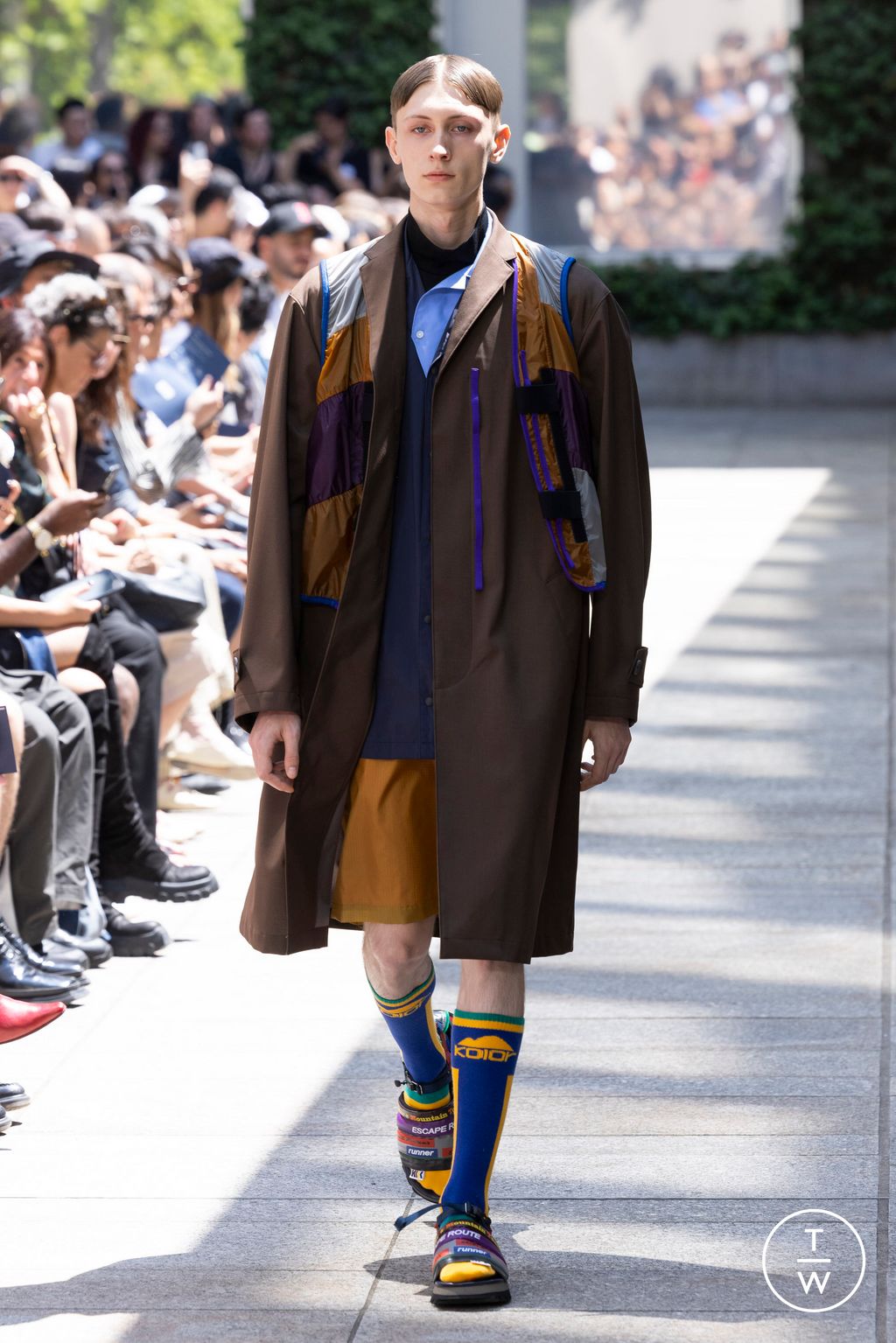 Fashion Week Paris Spring/Summer 2024 look 22 from the Kolor collection menswear