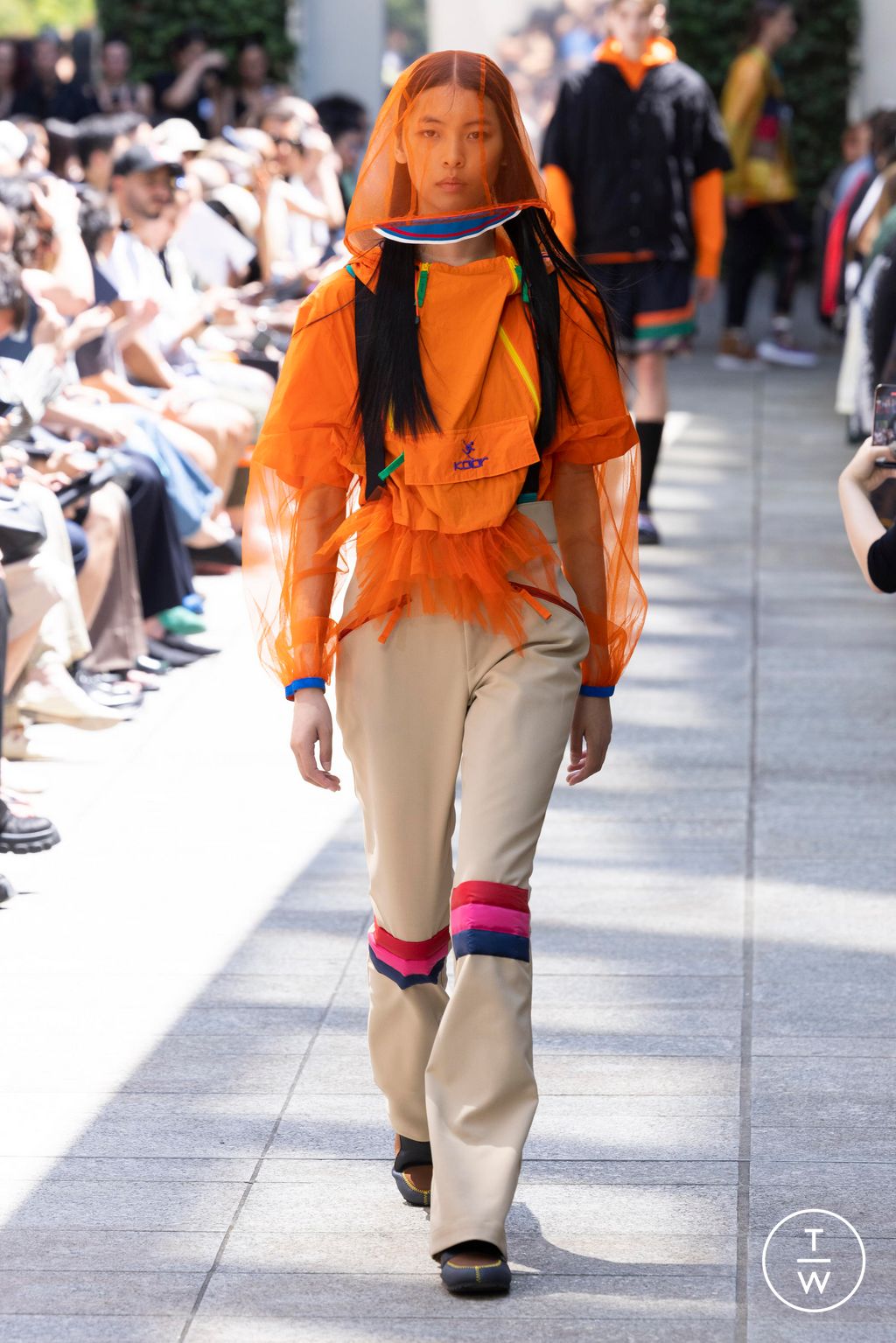 Fashion Week Paris Spring/Summer 2024 look 28 from the Kolor collection 男装