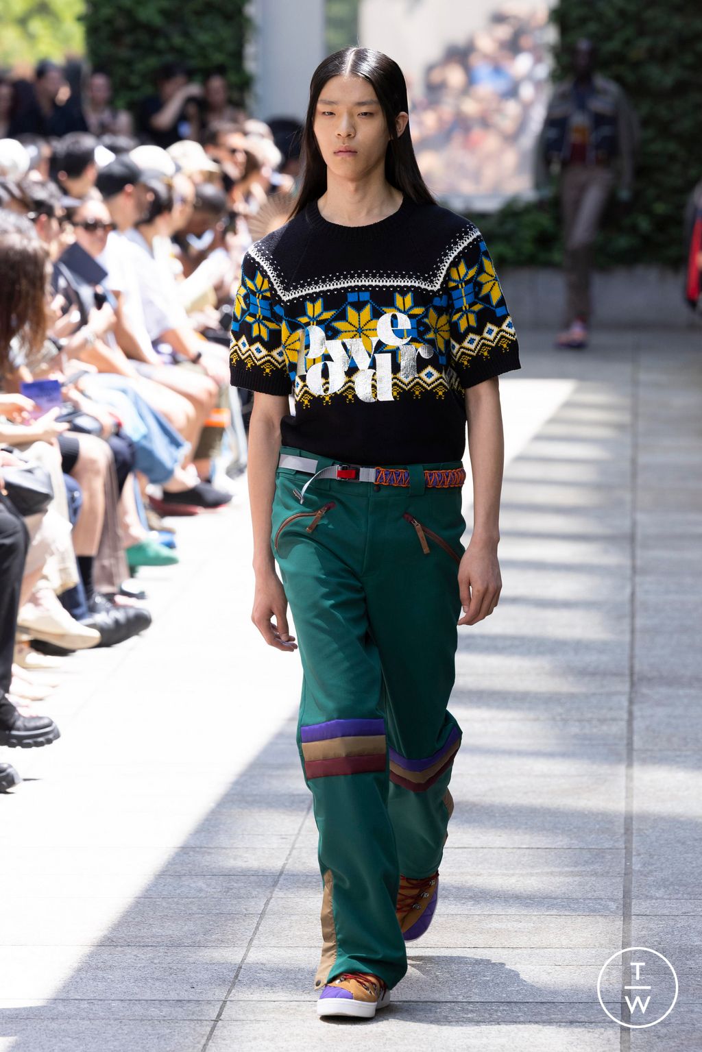 Fashion Week Paris Spring/Summer 2024 look 32 from the Kolor collection 男装