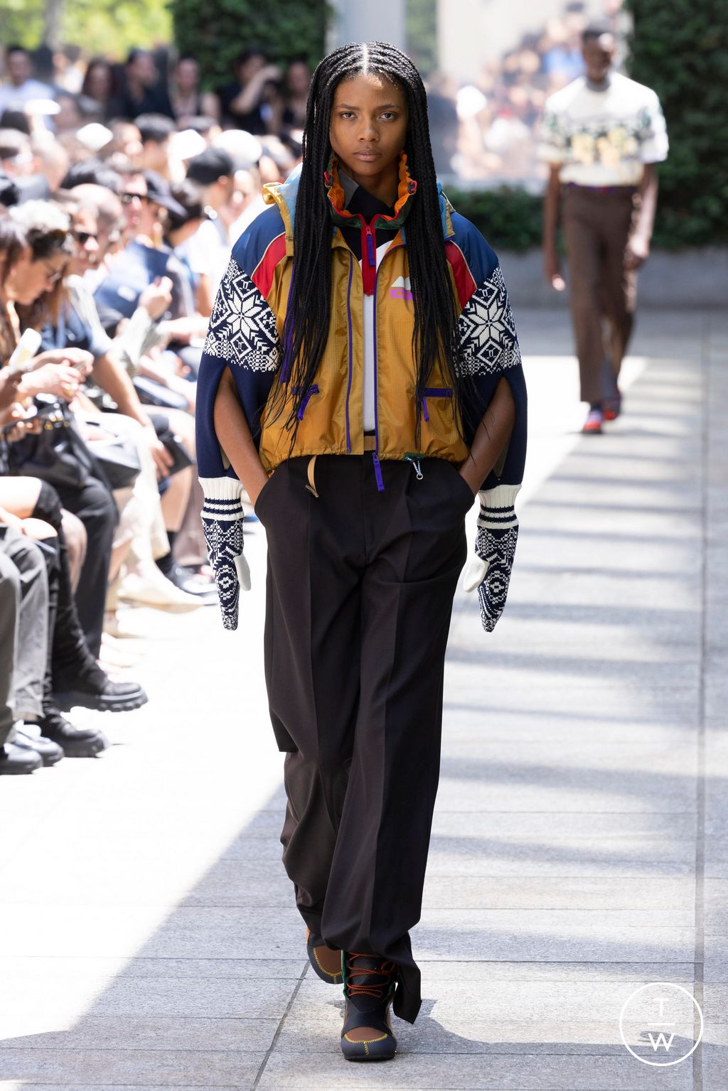 Fashion Week Paris Spring/Summer 2024 look 35 from the Kolor collection menswear