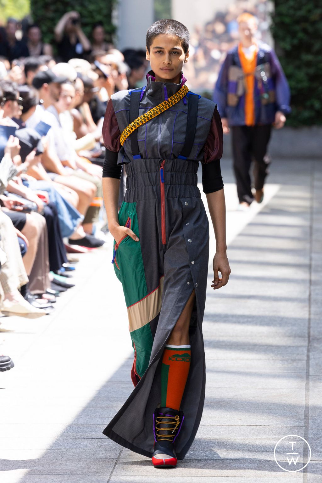 Fashion Week Paris Spring/Summer 2024 look 38 de la collection Kolor menswear